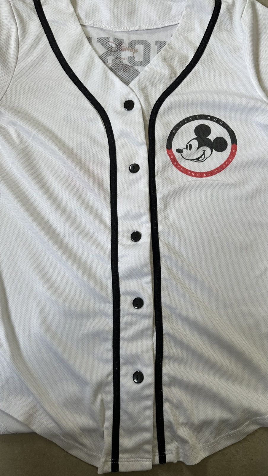 Disney VINTAGE MICKEY MOUSE BASEBALL JERSEY Size US M / EU 48-50 / 2 - 3 Thumbnail