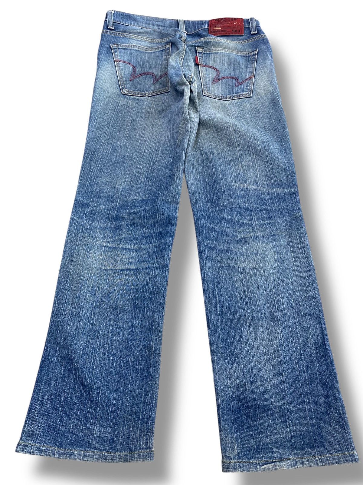 Edwin Edwin Faded Mud Wash Style Loose Jeans Size US 32 / EU 48 - 3 Thumbnail