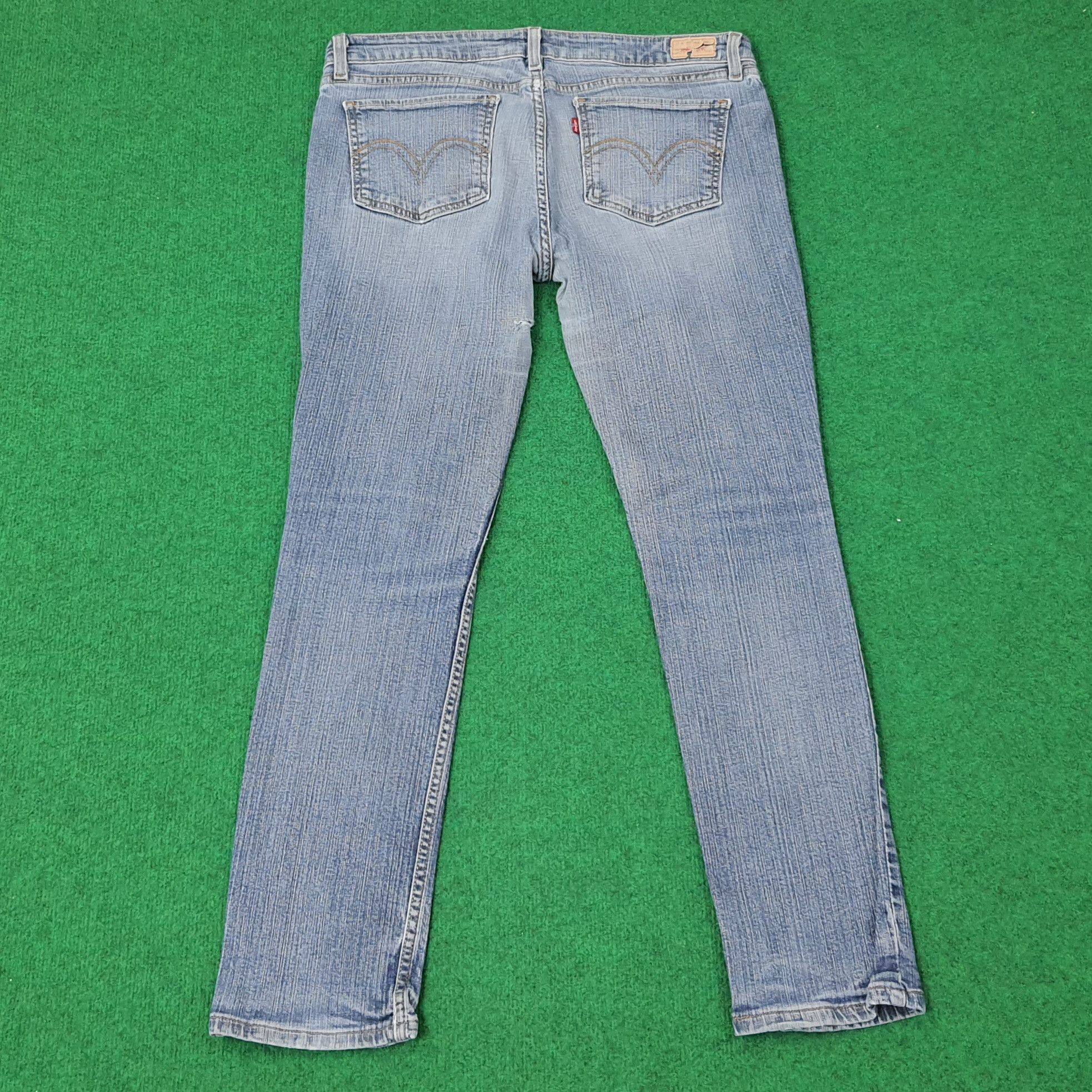 Levi's Vintage Levi's 524 Jeans Distressed Jeans C244N9 Size 35" - 3 Thumbnail