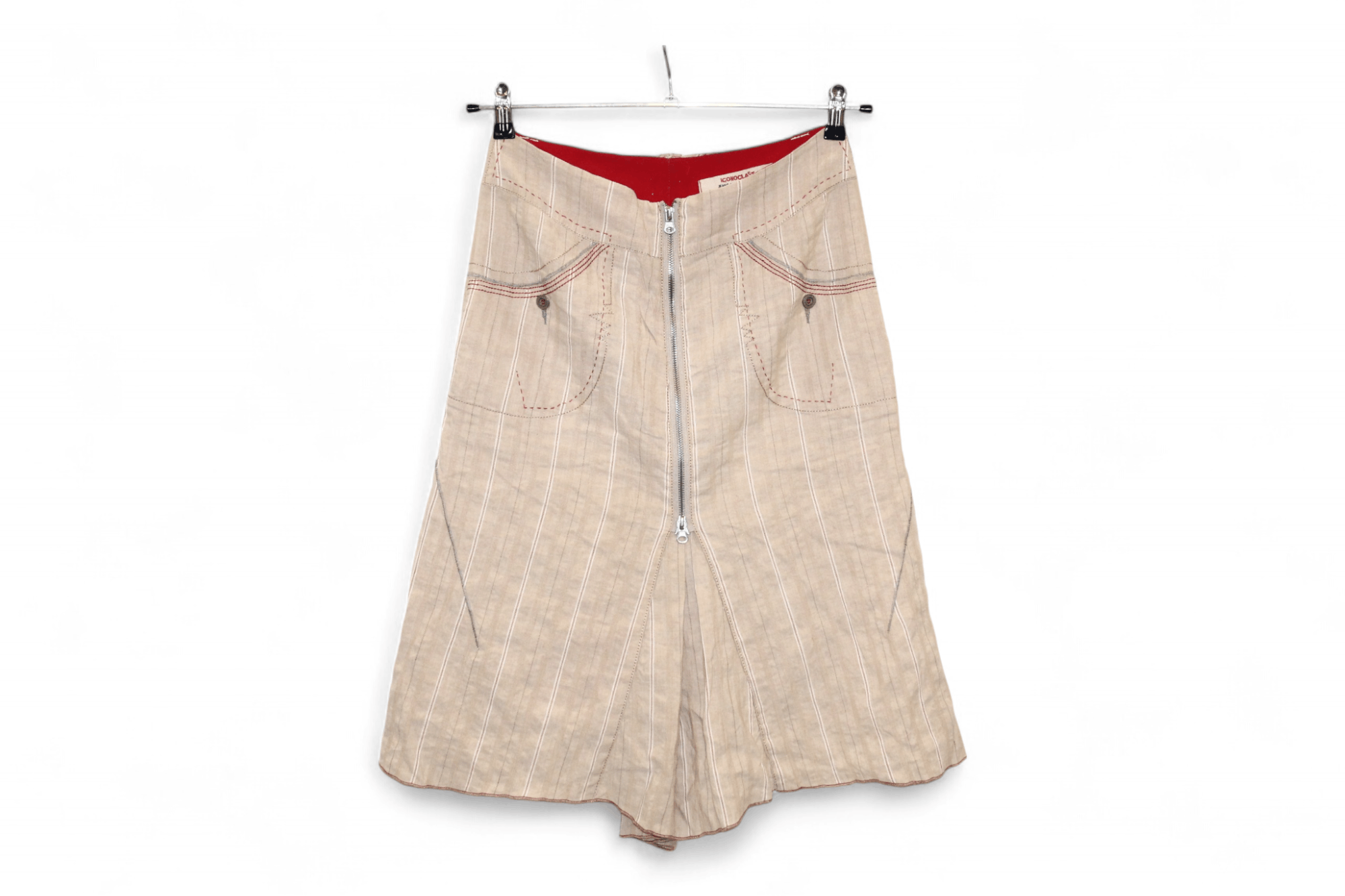 Marithe + Francois Girbaud 🔥Iconoclast Cotton Linen Asymmetrical transformation skirt Size 30" / US 8 / IT 44 - 1 Thumbnail
