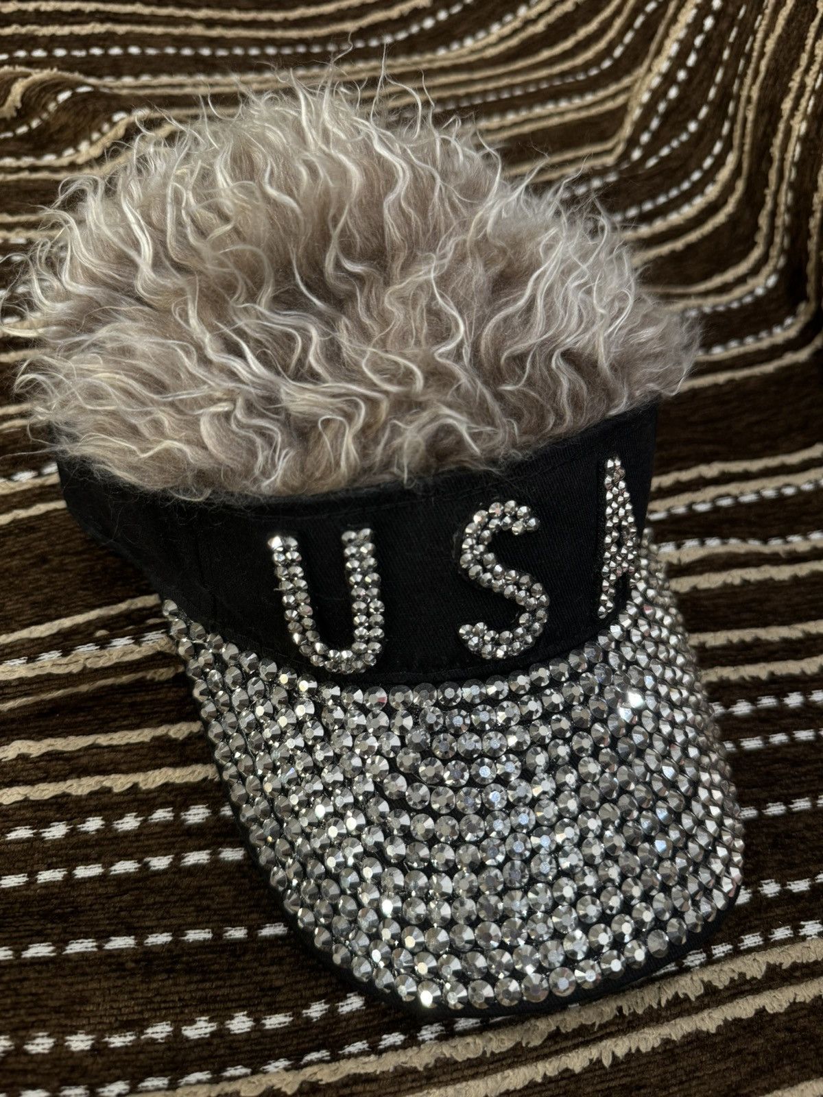 Other USA Fully Rhinestoned Hat Size ONE SIZE - 2 Thumbnail