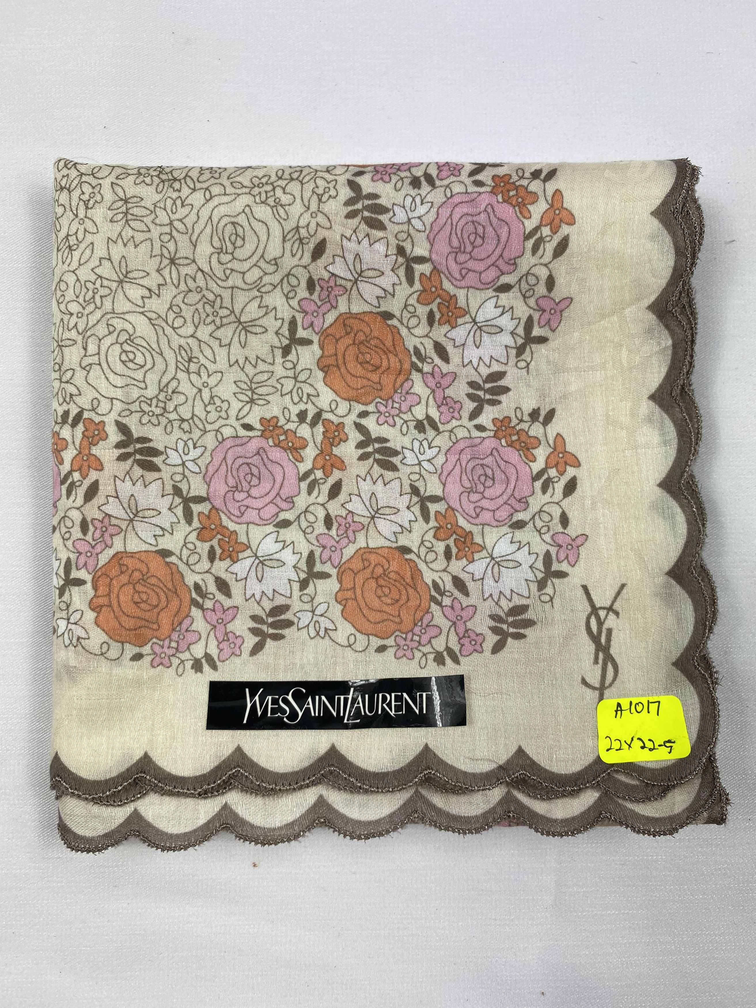 Yves Saint Laurent Yves Saint Laurent Handkerchief / Bandana / Neckerchief Size ONE SIZE - 5 Thumbnail