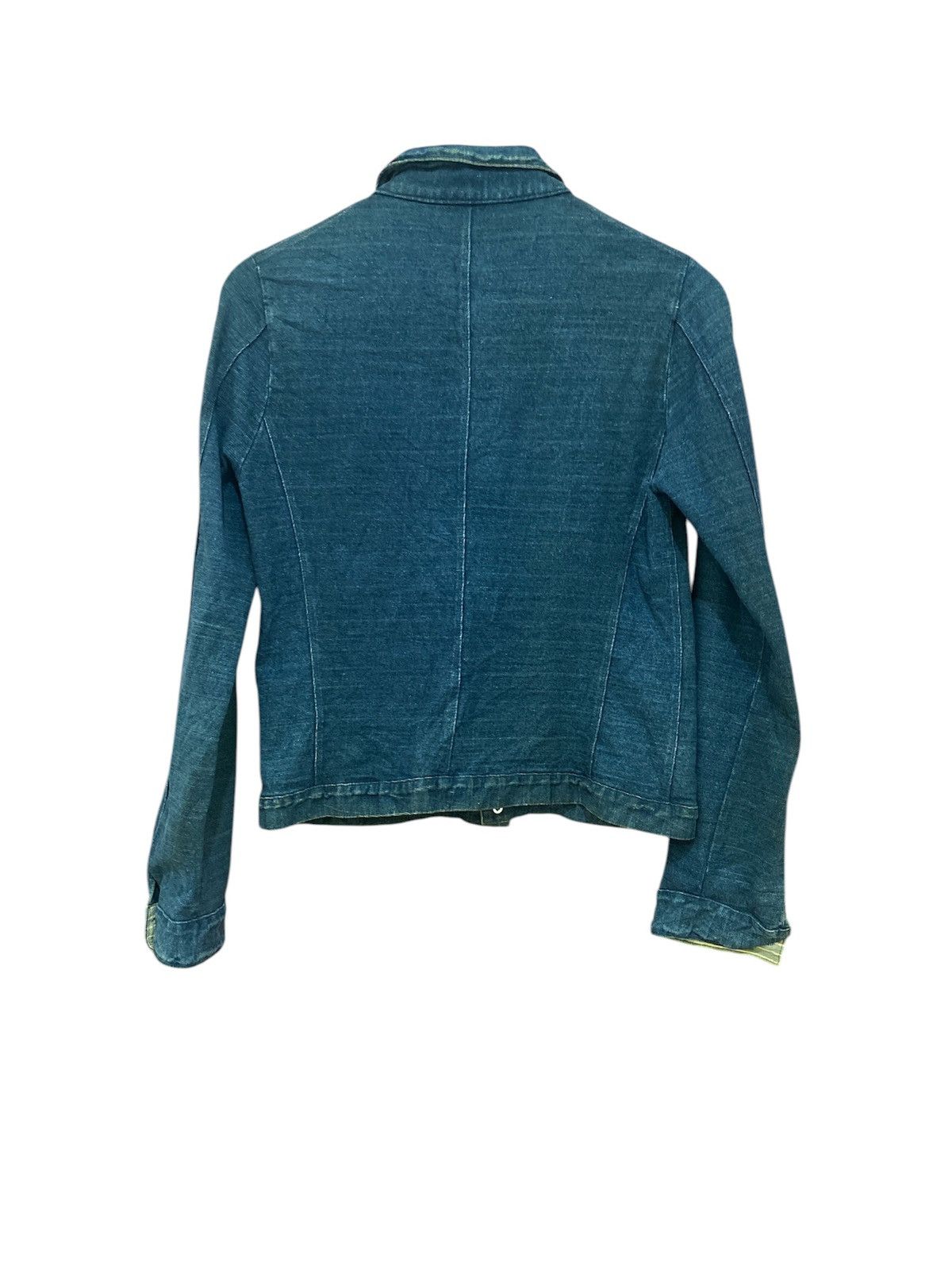 45rpm × Indigo × Japanese Brand 45RPM Indigo Dekoboku Tenjiku Cropped Jacket Size M / US 6-8 / IT 42-44 - 2 Thumbnail