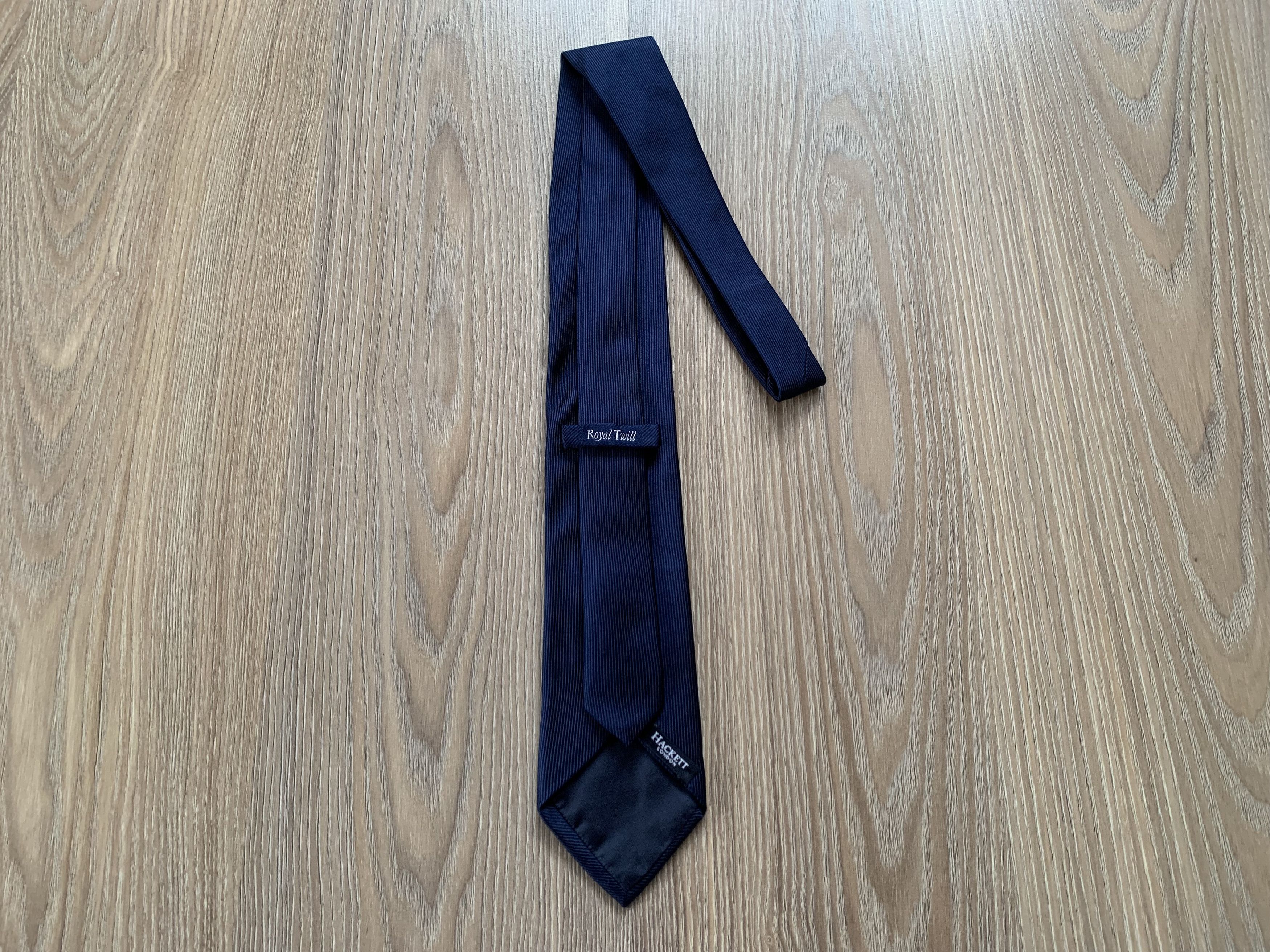 Other Hacket London Royal Twill Classic Hand Made Silk Tie Size ONE SIZE - 4 Thumbnail