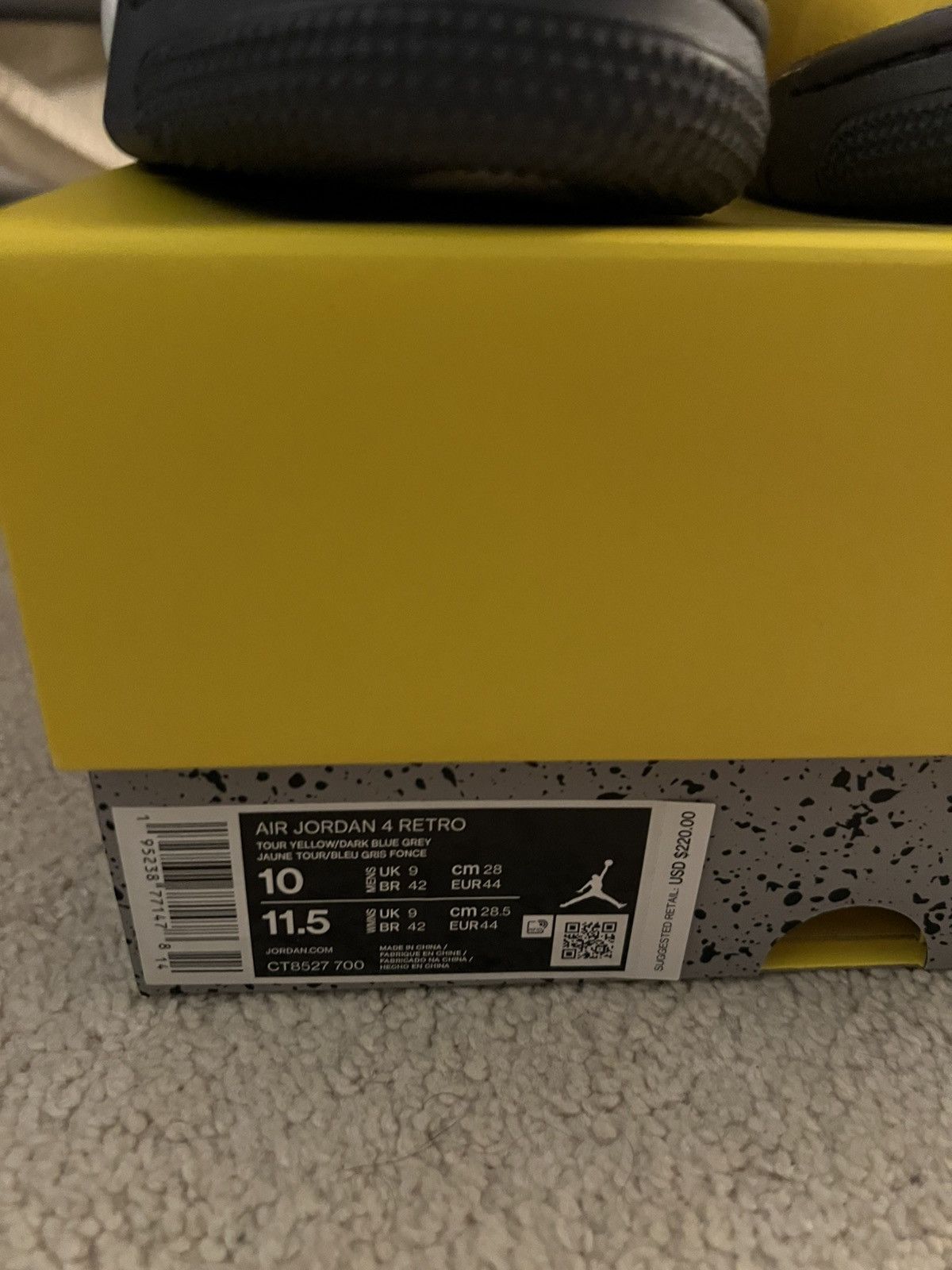 Nike Jordan 4 lightning 2021 Size US 10 / EU 43 - 7 Thumbnail