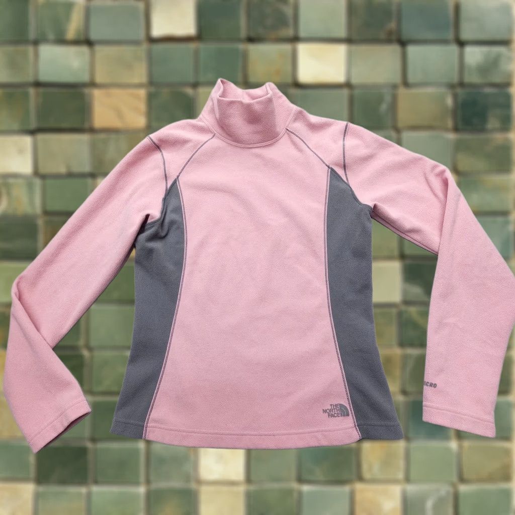 The North Face The North Face TKA Micro Fleece Long Sleeve Pullover Medium Pink Vtg Y2K Gorp Shirt Women's M Pink Colorblock Outdoor Hiking Running Casual Size M / US 6-8 / IT 42-44 - 1 Thumbnail