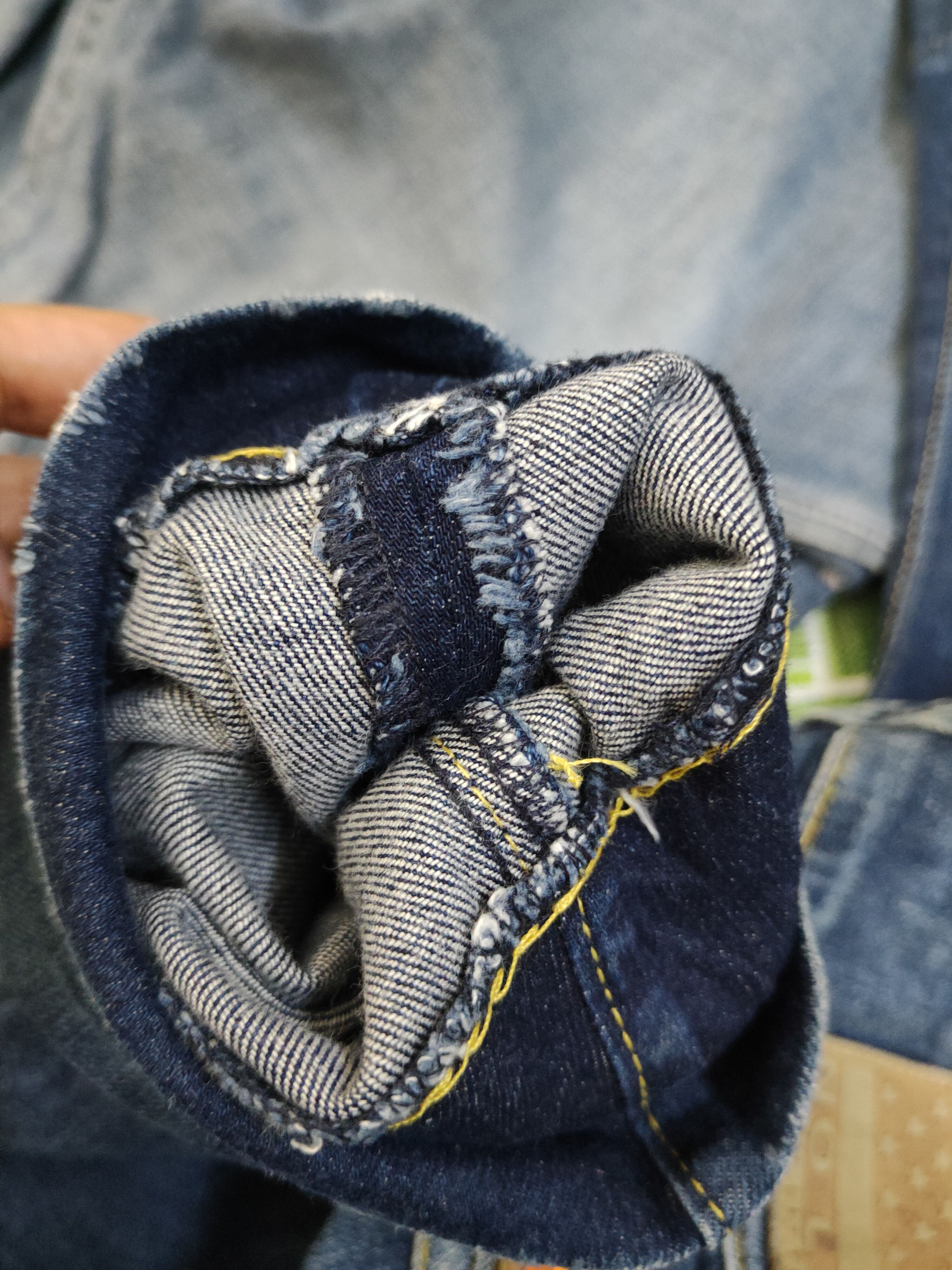 Vintage No Lita Italy Blue Distressed Ripped Jeans #W1949 Size 28" / US 6 / IT 42 - 14 Thumbnail
