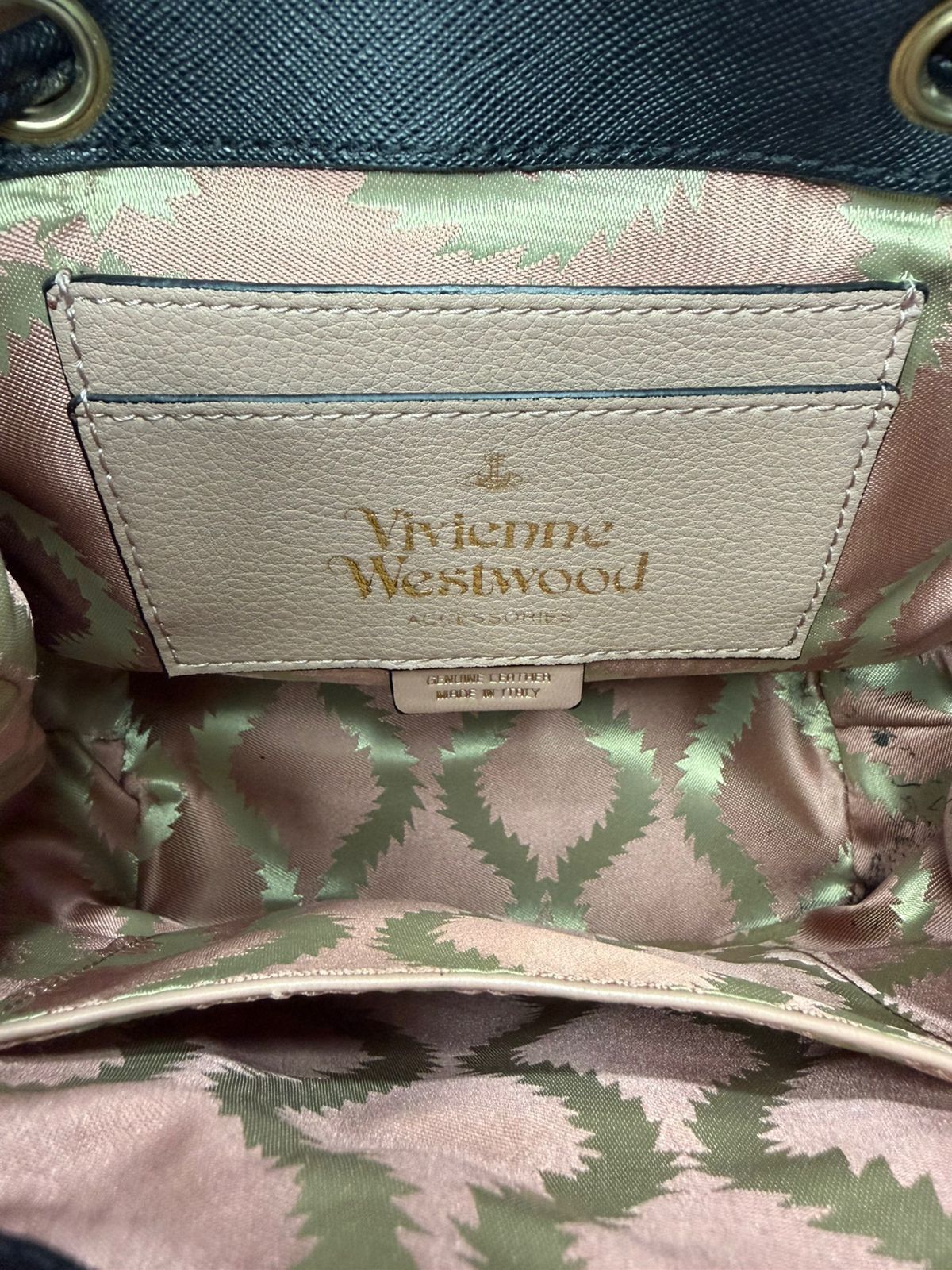 Vivienne Westwood Vivienne Westwood Black Saffiano Crossbody Bag Orb Lock Size ONE SIZE - 8 Thumbnail