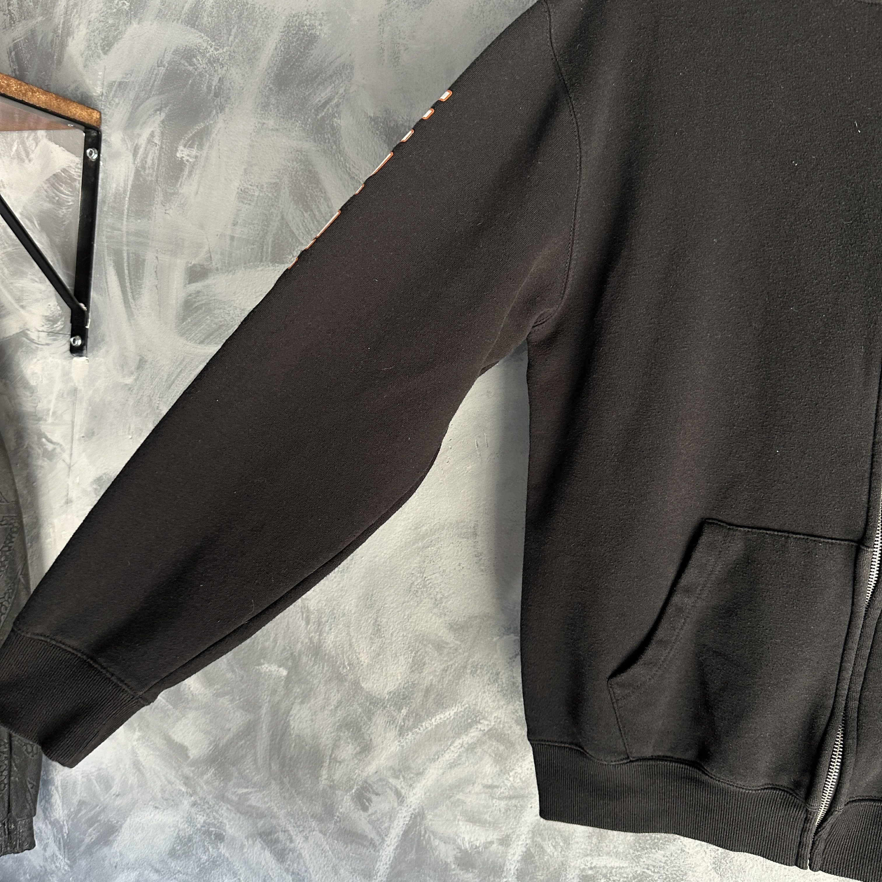 Harley Davidson Vtg Harley Davidson Zip Up Hoodie Mens Sleeve Hits Spell Out Size US L / EU 52-54 / 3 - 4 Thumbnail