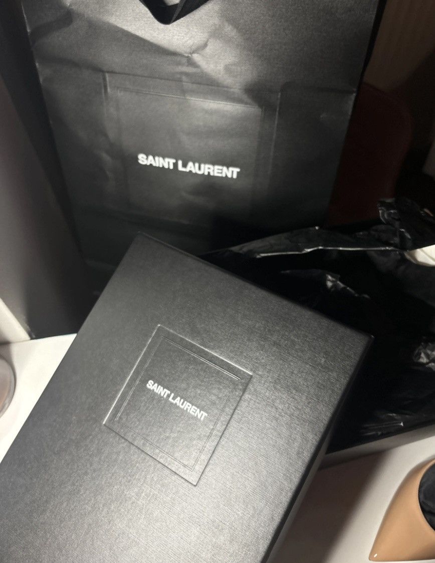 Saint Laurent Paris Anja Patent Leather Heels Size US 9.5 / IT 39.5 - 5 Thumbnail