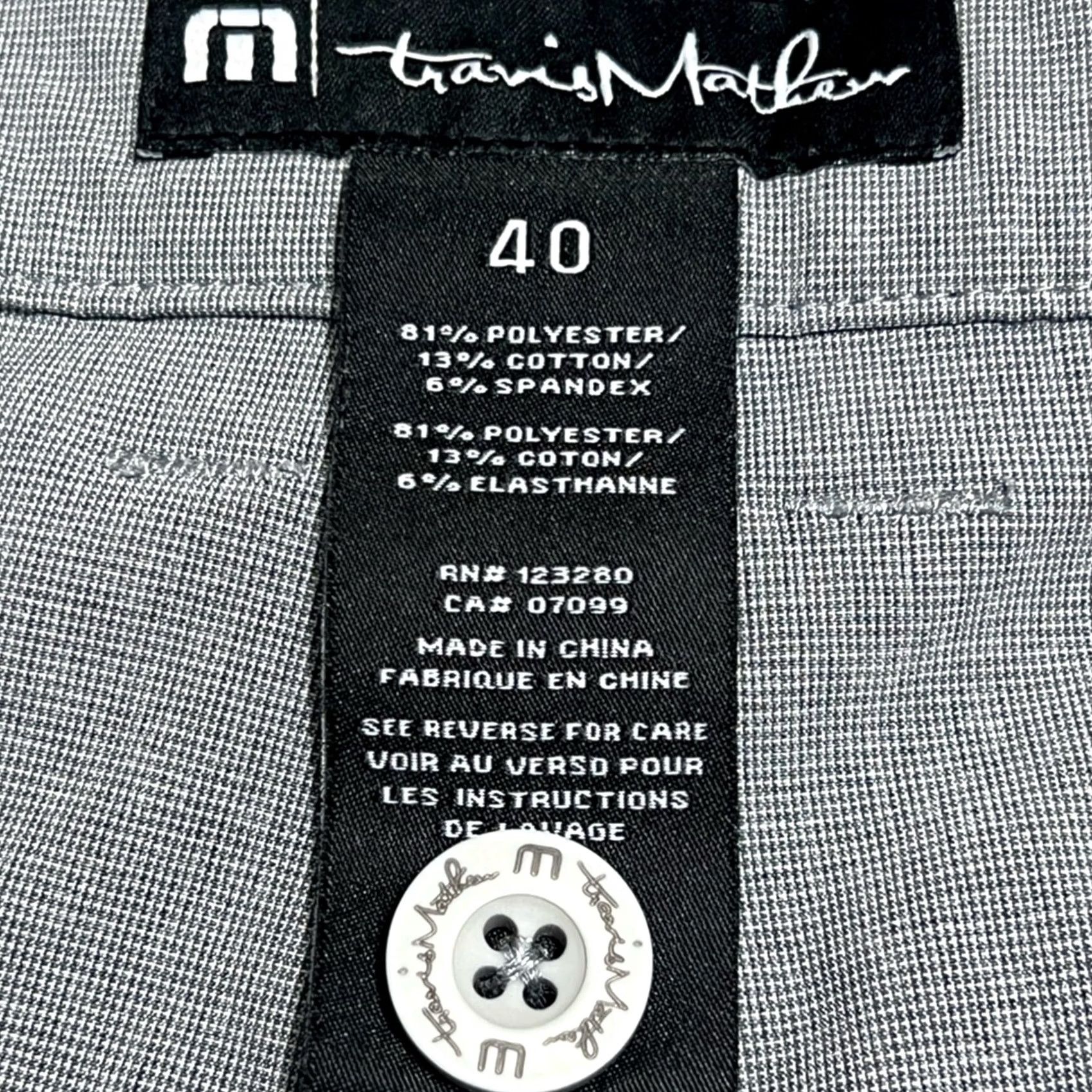 TravisMathew Travis Mathew Men’s Golf Shorts Lot Size 40 Stretch Performance 11” Inseam Gray Chino Regular Mens Size US 40 / EU 56 - 7 Thumbnail