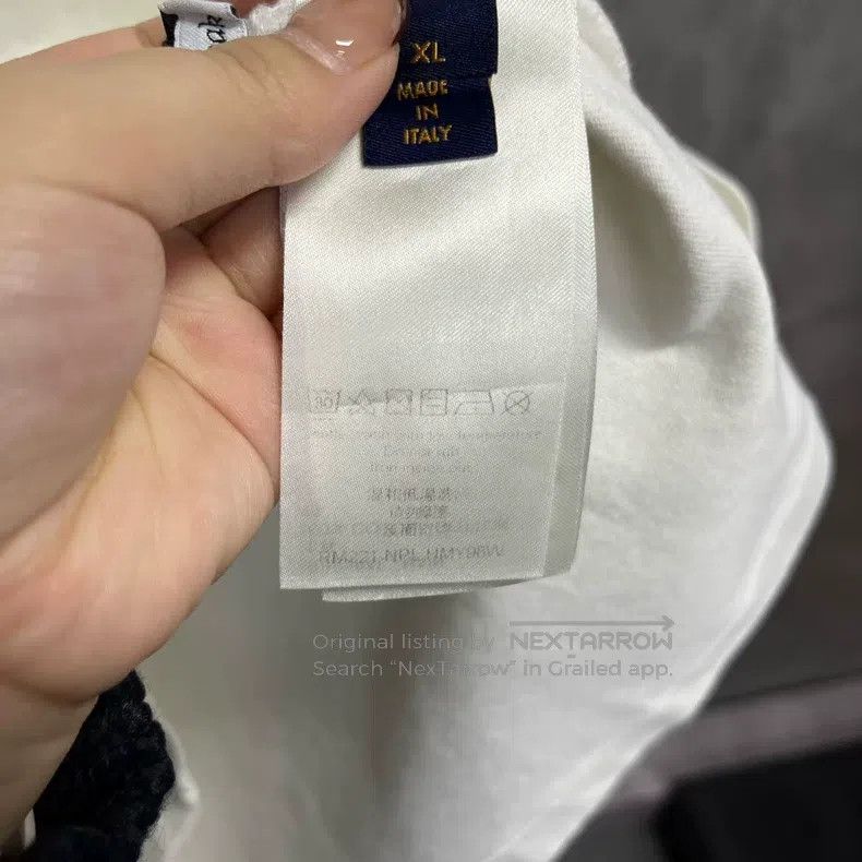 Louis Vuitton Louis Vuitton White Logo monogram printed short sleeves Size US XL / EU 56 / 4 - 3 Thumbnail