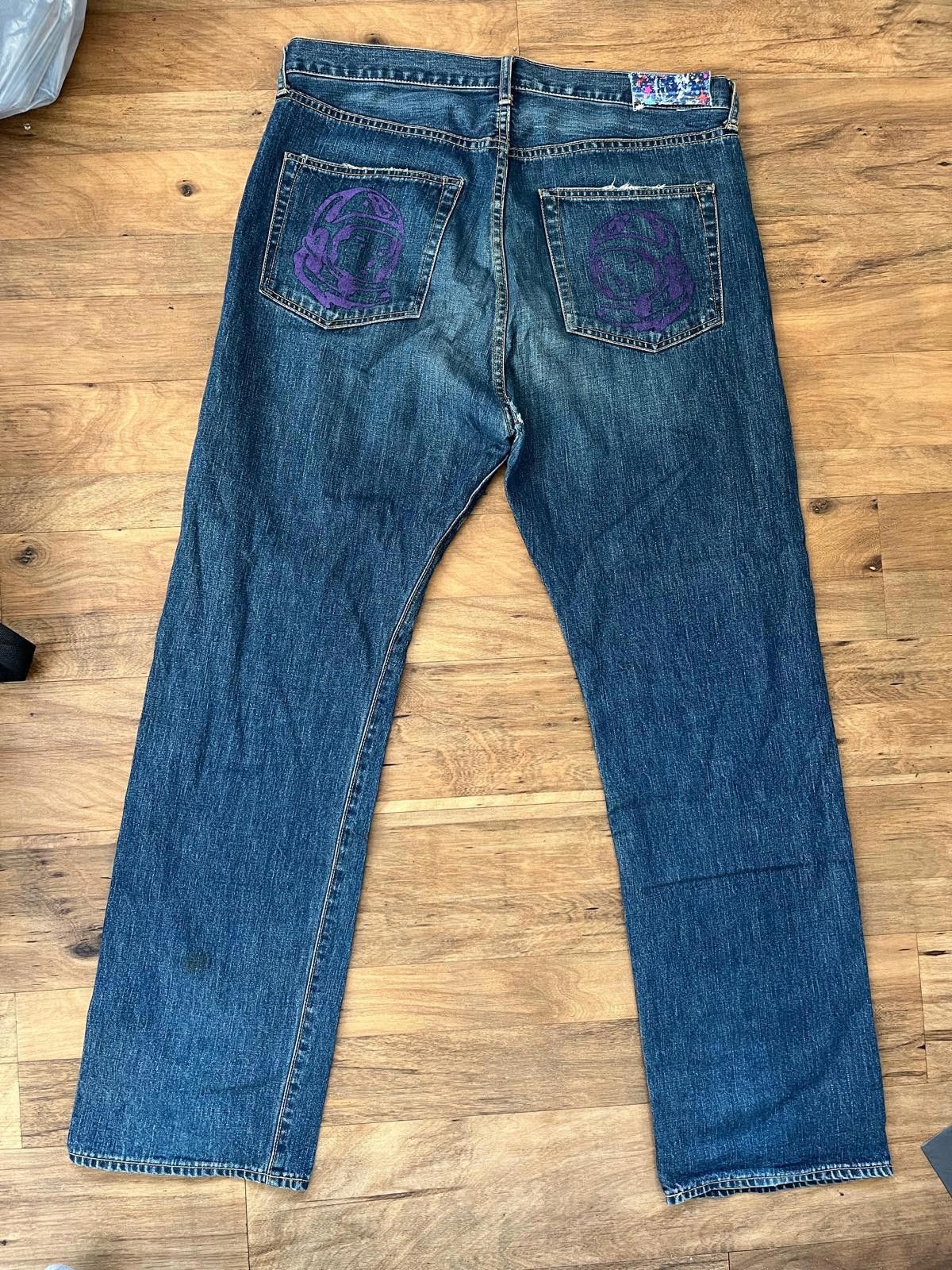 Billionaire Boys Club OG Billionaire Boys Club Purple Running Dog Jeans Size US 36 / EU 52 - 2 Thumbnail