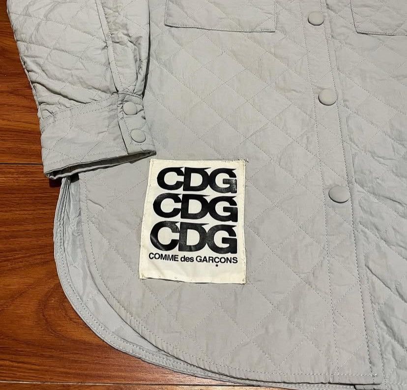 Comme des Garcons CDG Comme Des Garcons Quilted Shirt Light Blue Size US M / EU 48-50 / 2 - 3 Thumbnail