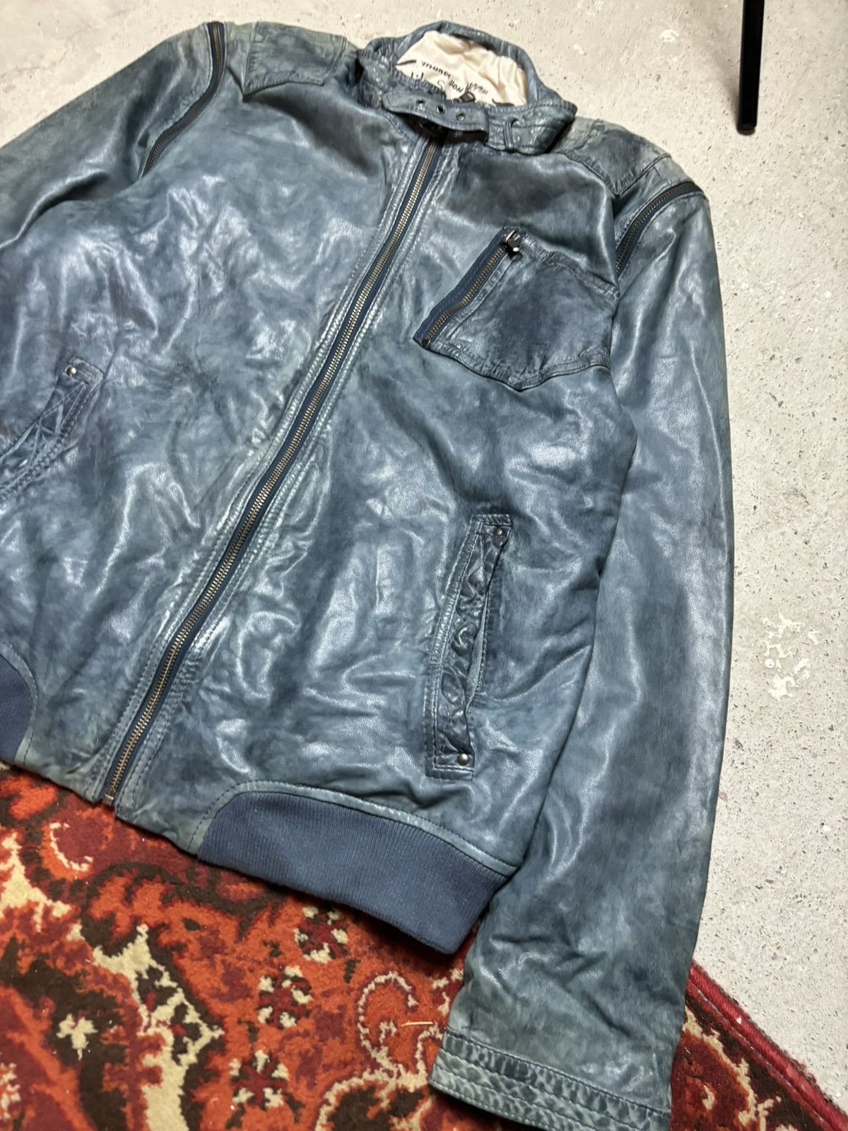 Vintage Vintage y2K Denim Goods Transformer Motorcycle Leather Jacke Size M / US 6-8 / IT 42-44 - 2 Thumbnail