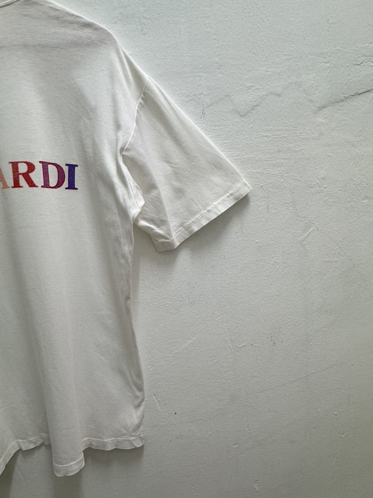 Trussardi × Vintage Vintage Trussardi Spellout Design Distressed Tee Size US M / EU 48-50 / 2 - 5 Thumbnail