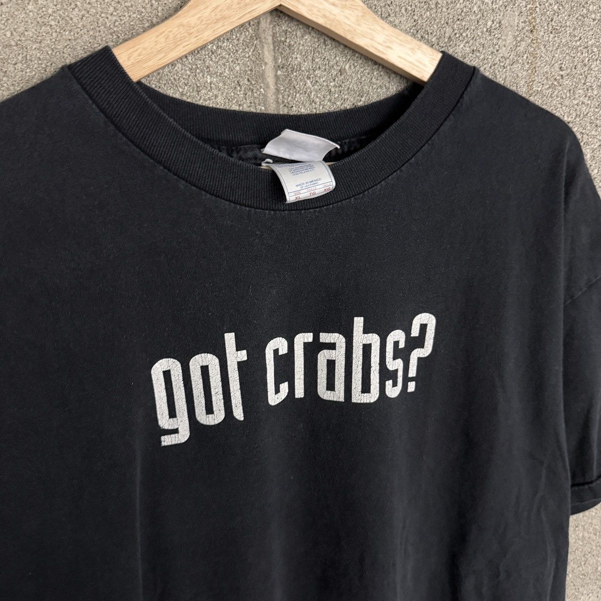 Other Vintage Got Crabs? Joe's Crab Shack Black Tee Mens XL Size US XL / EU 56 / 4 - 3 Thumbnail