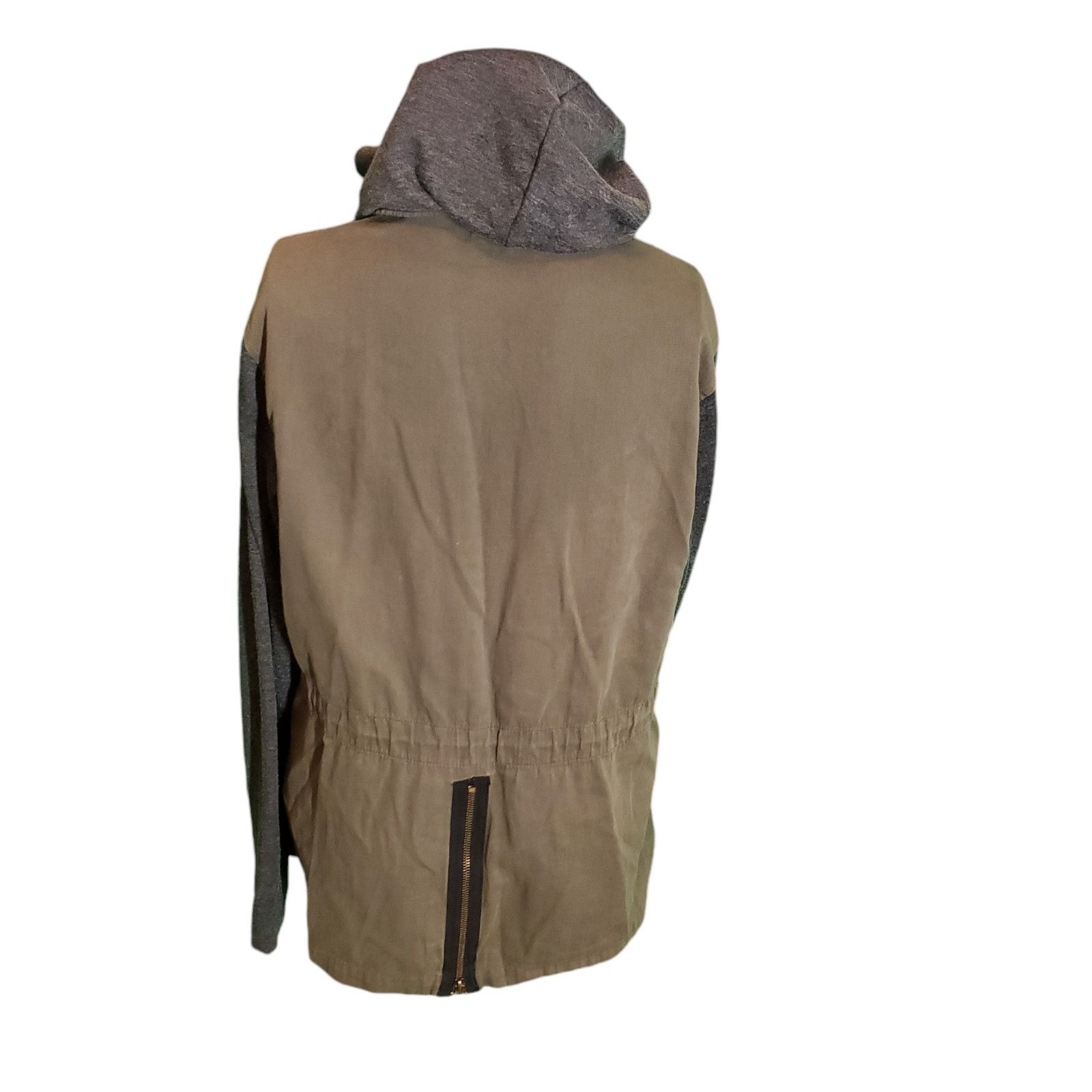 Anthropologie John Eshaya Cargo Utility Jacket Hooded Jacket Olive Green S Size M / US 6-8 / IT 42-44 - 5 Thumbnail