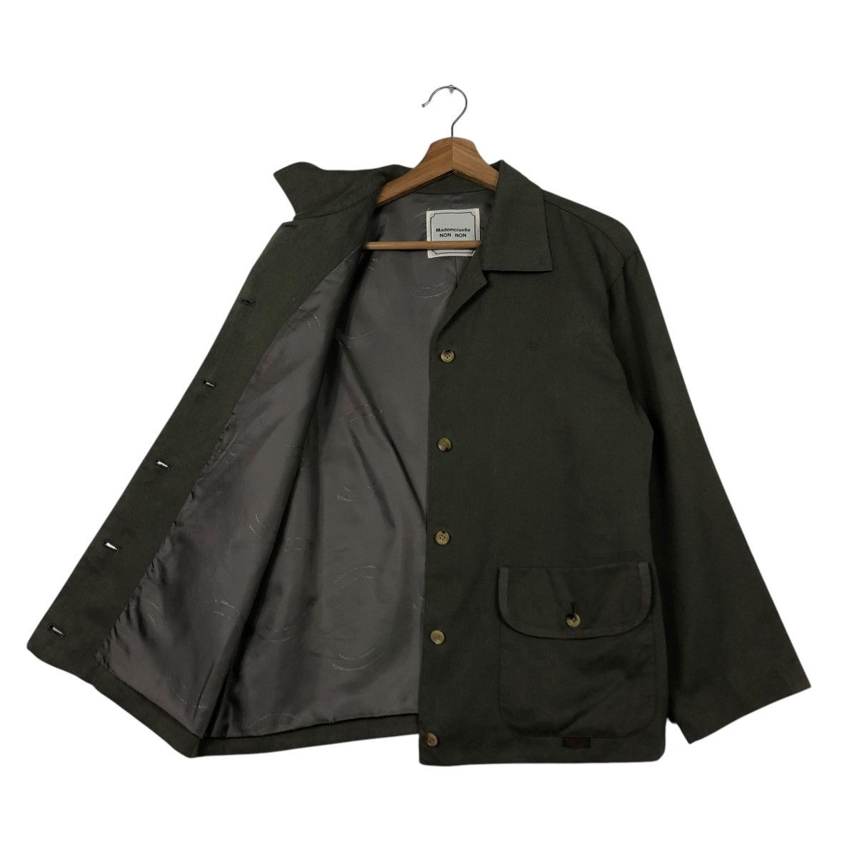 Japanese Brand 🔥VINTAGE CROPPED BUTTON JACKET MADEMOISELLE NON NON Size M / US 6-8 / IT 42-44 - 11 Thumbnail