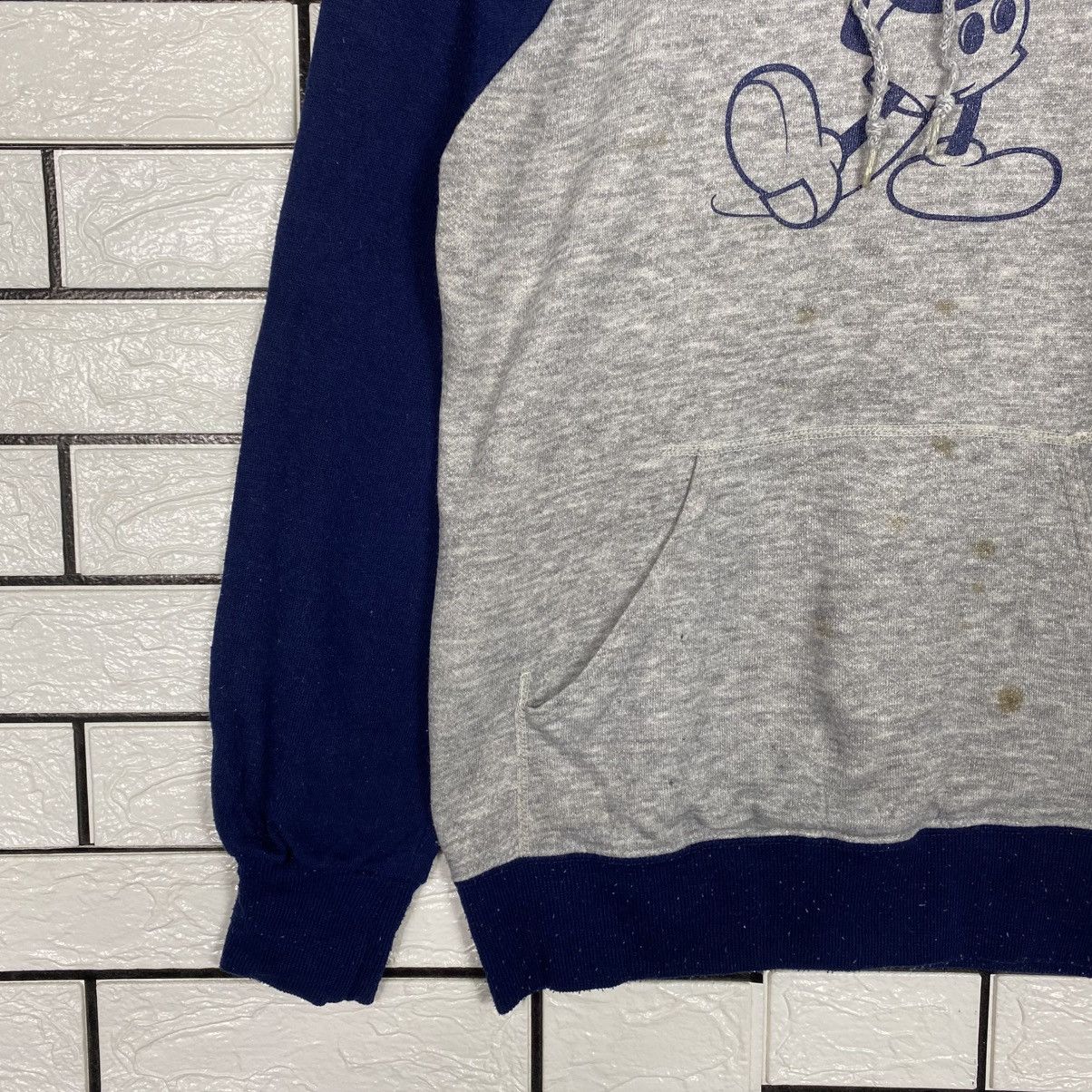 Vintage 📌Vintage Hoodie Sweater Mickey Mouse Big Logo Size US S / EU 44-46 / 1 - 5 Thumbnail
