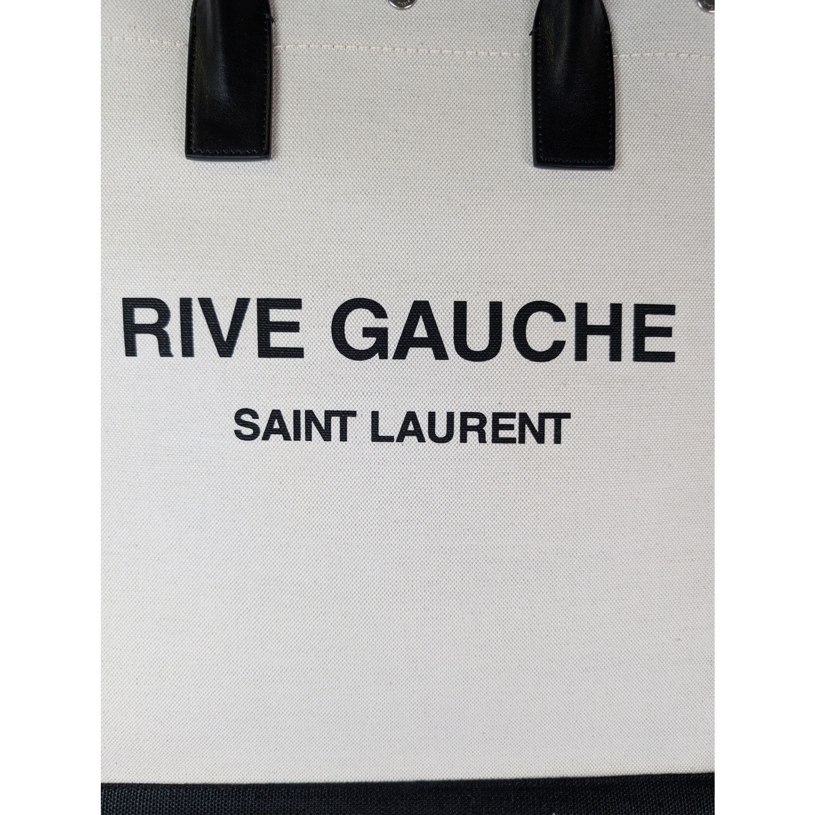 Saint Laurent Paris o1rshd1 Q:2 / Size: OS / Rive Gauche North / South Tote Bag Size ONE SIZE - 6 Thumbnail