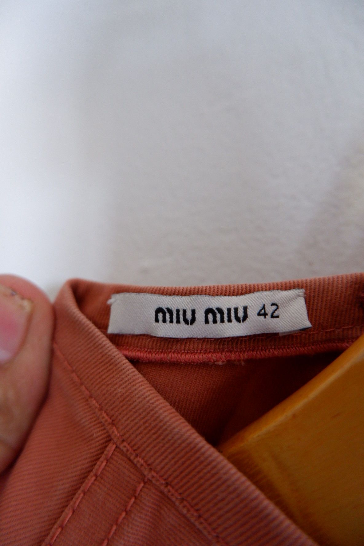 Miu Miu 2020 Miu Miu Cotton Twill Midi Dress Size M / US 6-8 / IT 42-44 - 8 Thumbnail