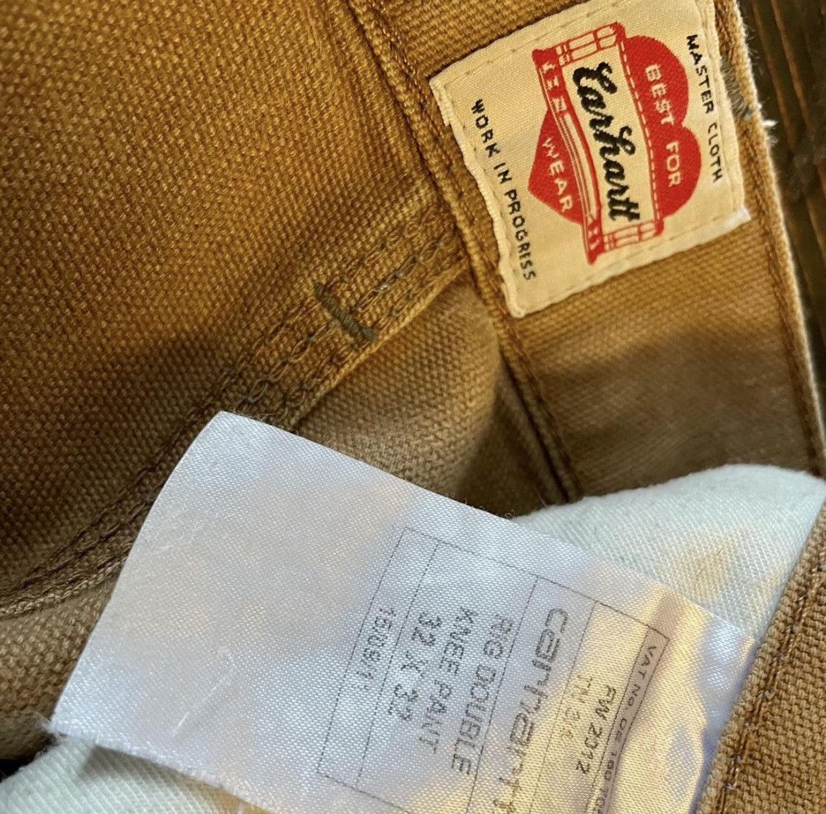 Carhartt × Carhartt Wip × Vintage Carhartt WIP (Work In Progress) Rig Double Knee Size US 32 / EU 48 - 4 Thumbnail