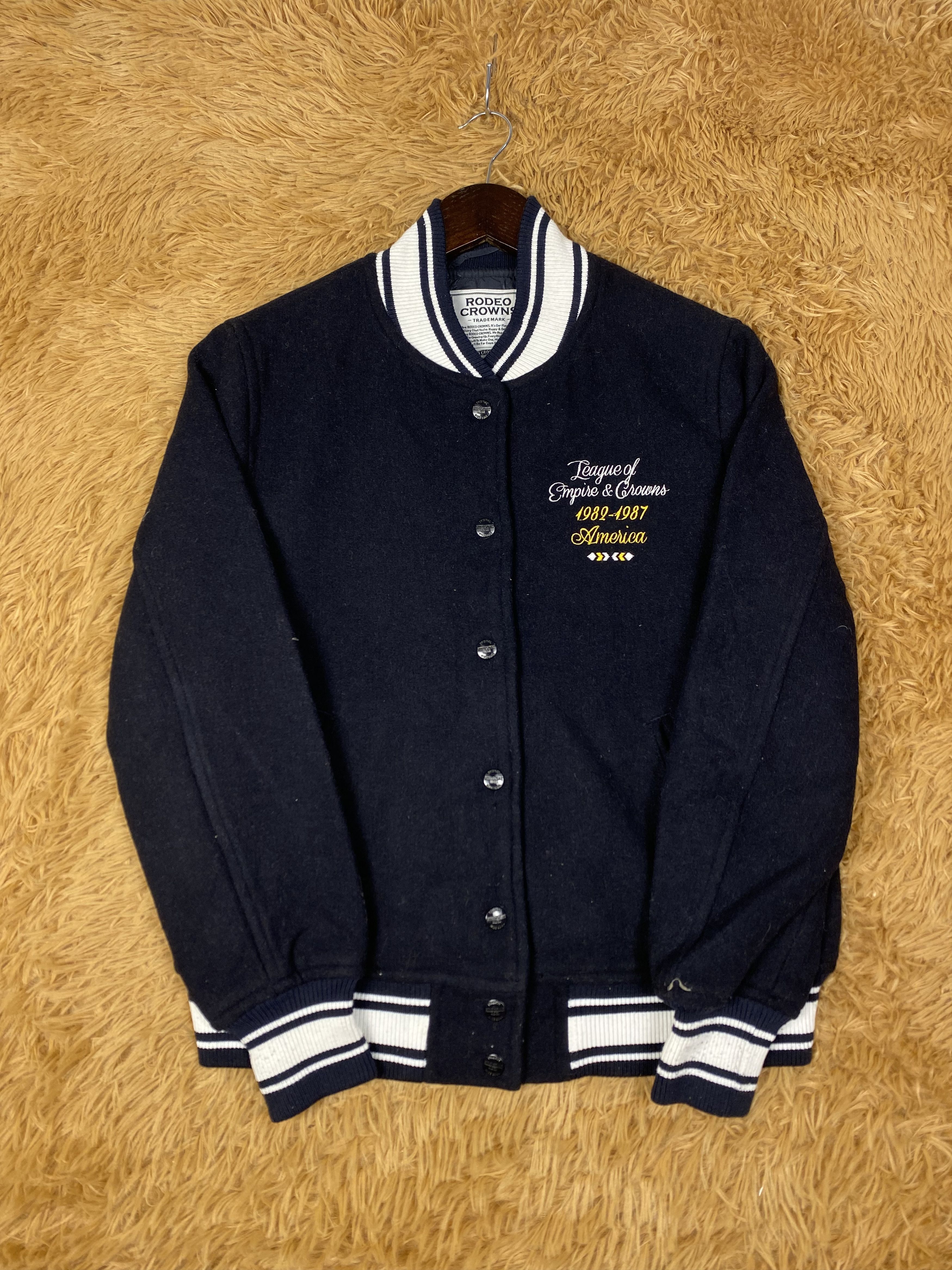 MLB Vintage Rodeo Crowns Varsity Jacket DJ0356 Size US M / EU 48-50 / 2 - 5 Thumbnail