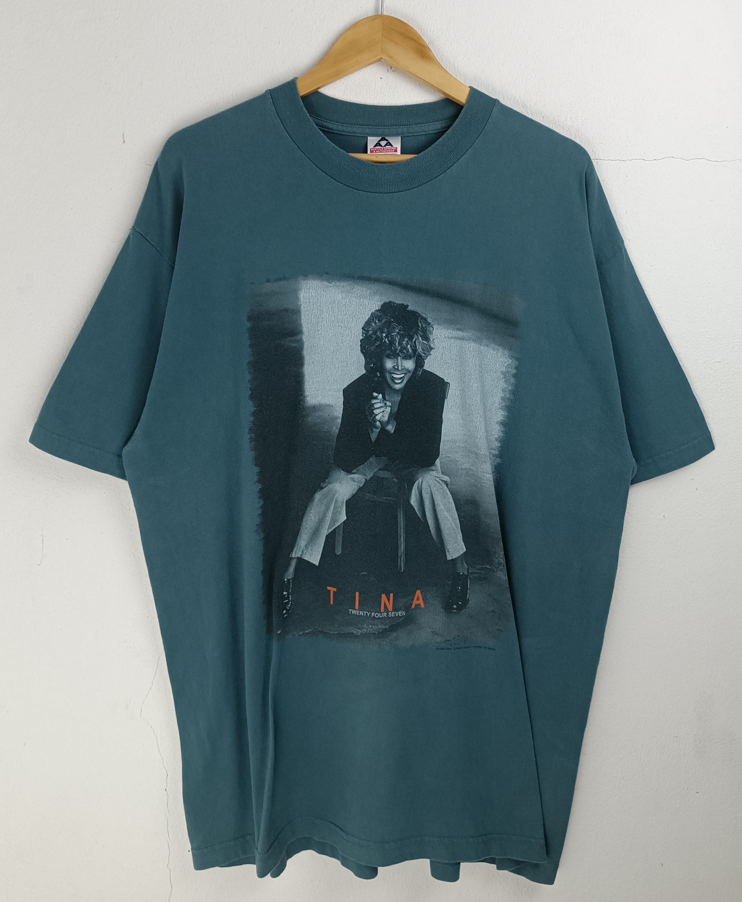 Rap Tees VINTAGE 2000 TINA TURNER 24 SEVEN TEE whitney jackson prince Size US XL / EU 56 / 4 - 3 Thumbnail