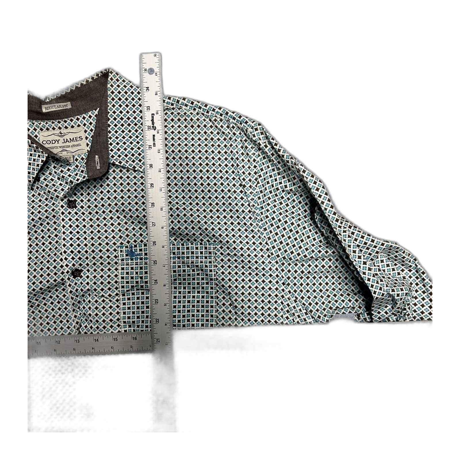 Chase Authentics Cody James Authentic Western Apparel Dress Shirt Size XLT Re Size US XXS / EU 40 - 2 Thumbnail