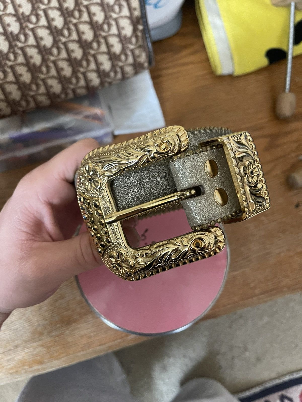 B.B. Simon B.B. Simon Rhinestone Belt Size 30 - 2 Thumbnail