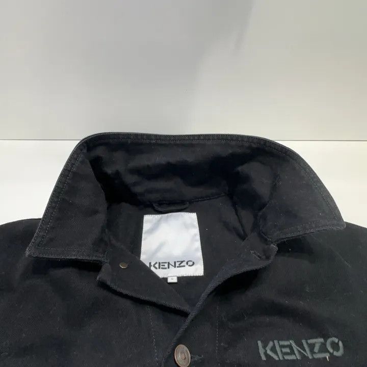 Kenzo KENZO Classic Logo Embroidered Denim Jacket -2507 Size US S / EU 44-46 / 1 - 6 Thumbnail