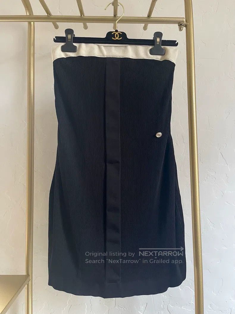 Chanel Chanel Black and white bra dress Size S / US 4 / IT 40 - 1 Thumbnail