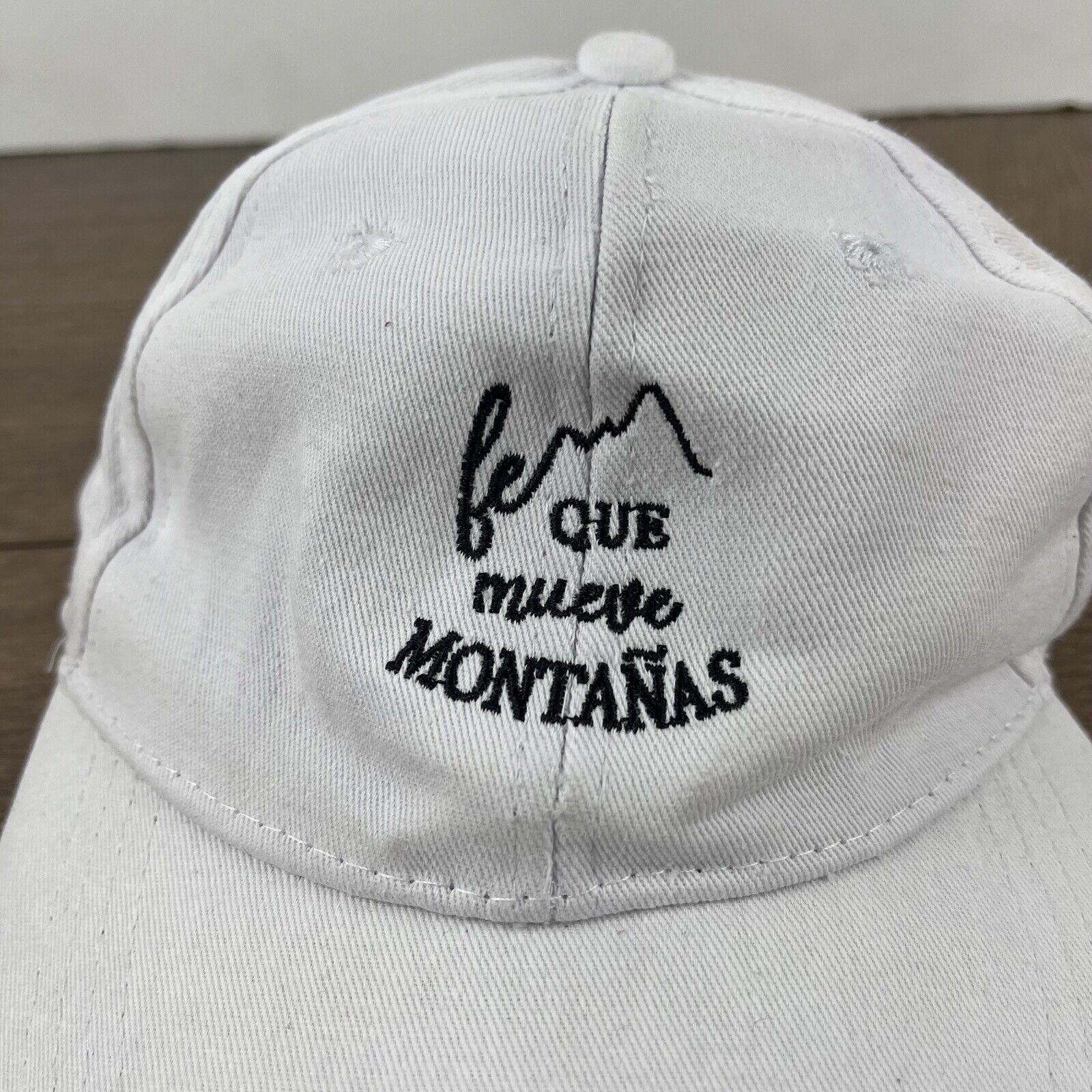 Other Que Mueve Montanas Hat Adjustable Hat White Adjustable Hat W Size ONE SIZE - 7 Thumbnail