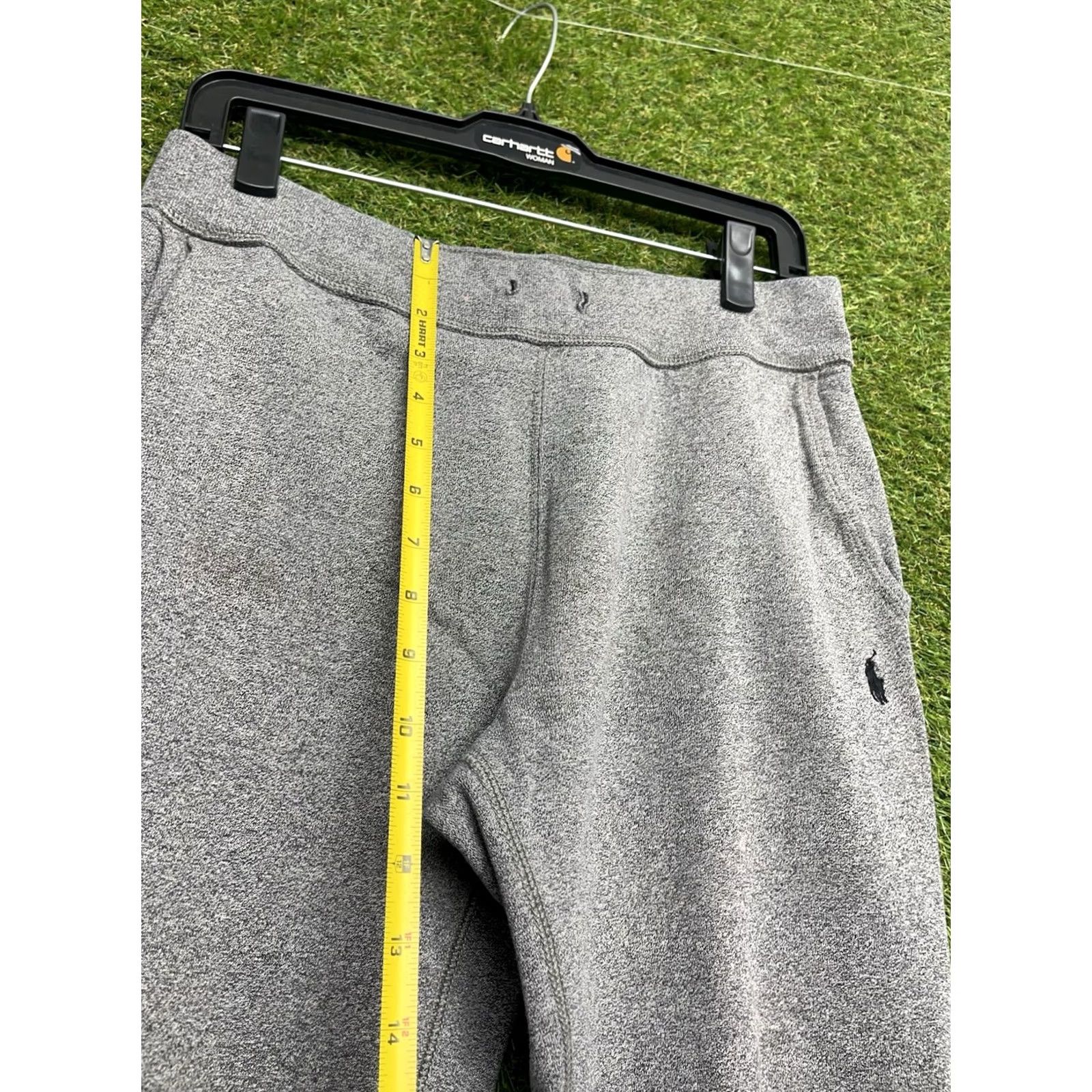 Polo Ralph Lauren Polo Ralph Lauren Sweatpants Womens Small Grey Heather Pony Fleece Joggers y2k Size 28" / US 6 / IT 42 - 5 Thumbnail