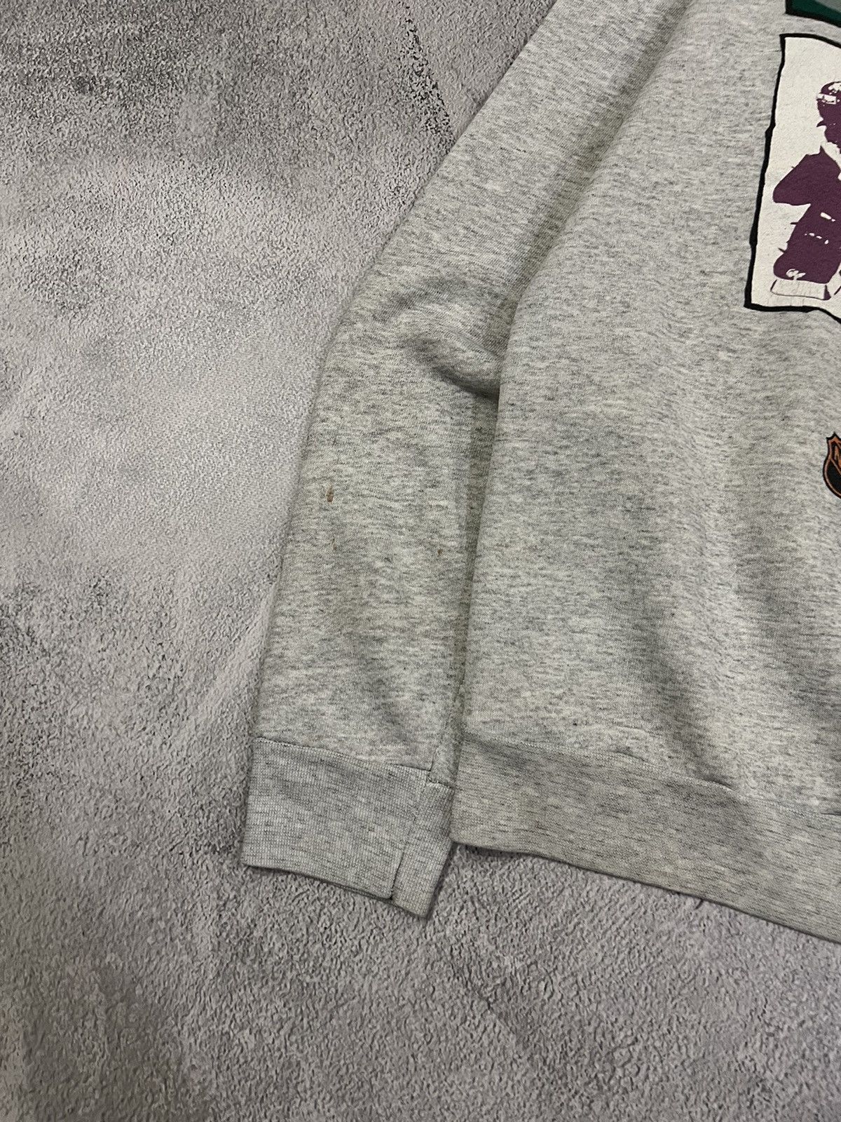 NHL × Vintage Crazy Vintage 90’s Mighty Ducks NHL Hockey Grey Sweatshirt Size US XL / EU 56 / 4 - 8 Thumbnail
