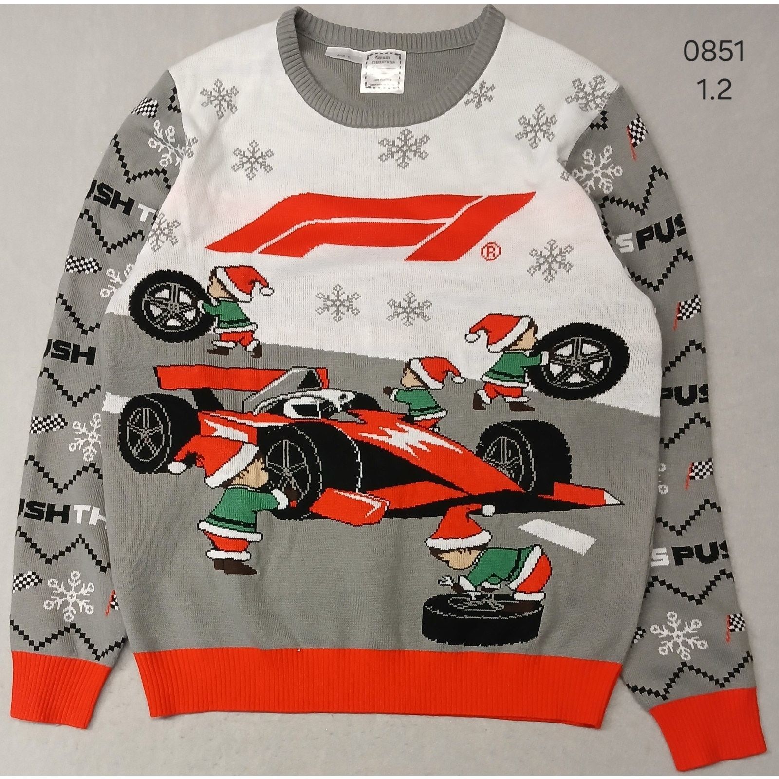 Other Unbranded (XL) Adults Crew Neck Knitted Ugly Xmas Sweater Size US XL / EU 56 / 4 - 1 Thumbnail