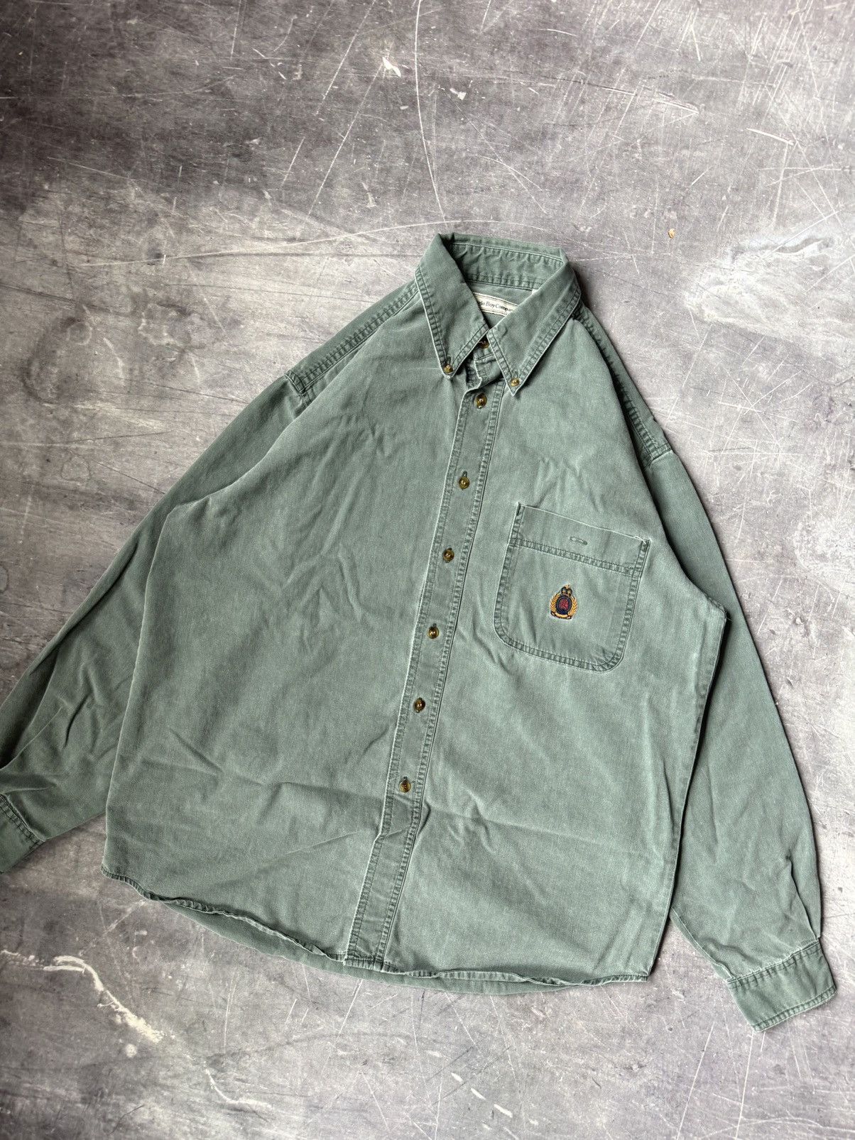Vintage Vintage Bugle Boy Long Sleeve Buttondown Shirt (M) Size US M / EU 48-50 / 2 - 3 Thumbnail