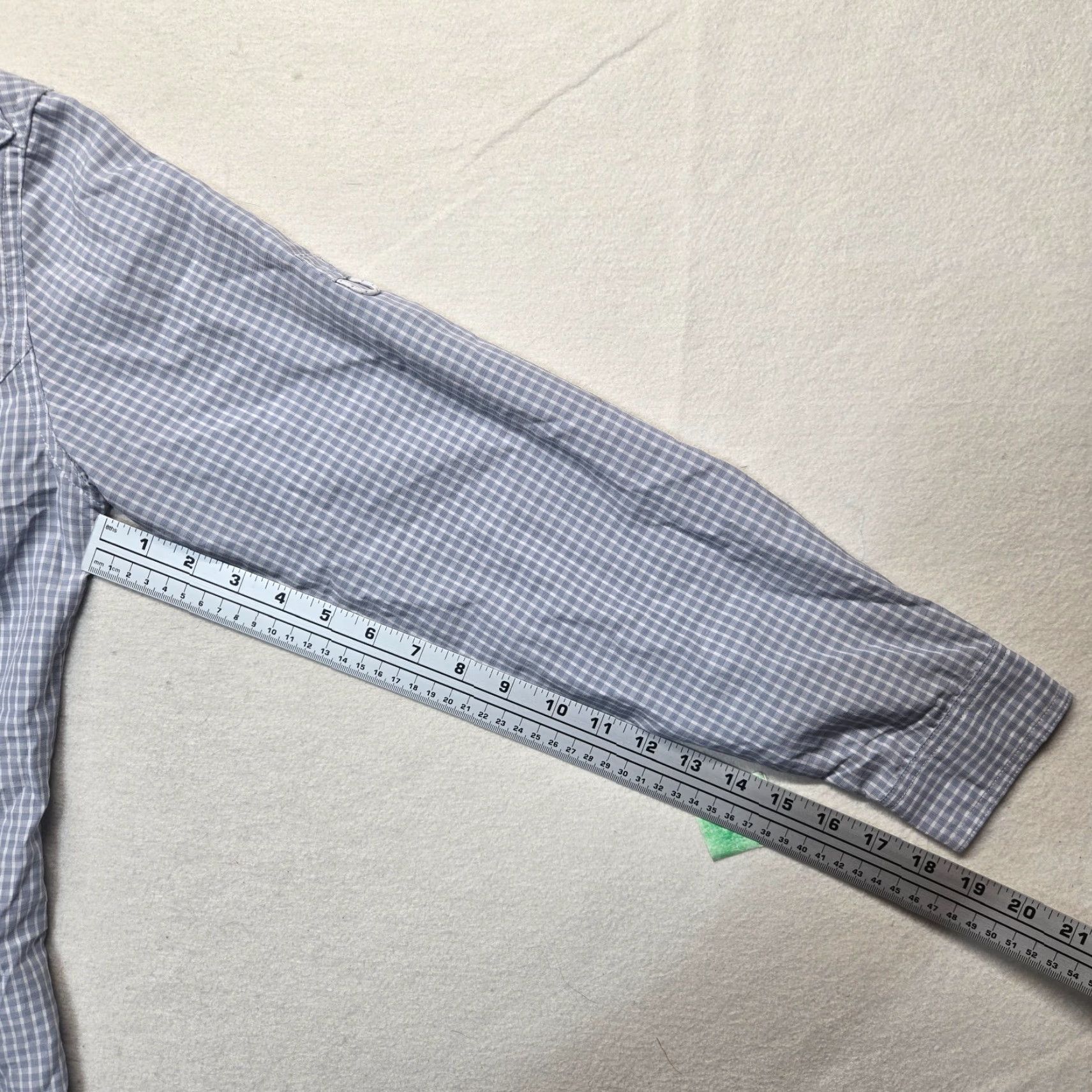 Vintage VINTAGE Ultimate Terrain Women’s Button-Up Shirt Long Sleeve Size S Blue Checkered Cotton Casual All Seasons Size S / US 4 / IT 40 - 4 Thumbnail