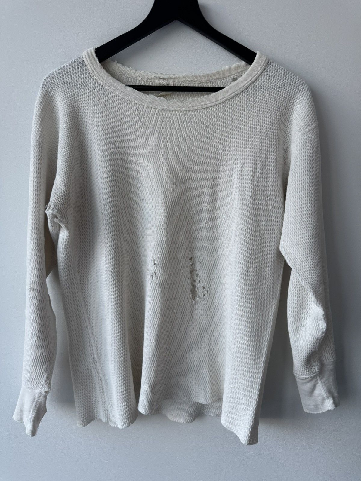 Vintage 1970sVINTAGE THRASHED THERMAL FADED Size US XL / EU 56 / 4 - 2 Thumbnail