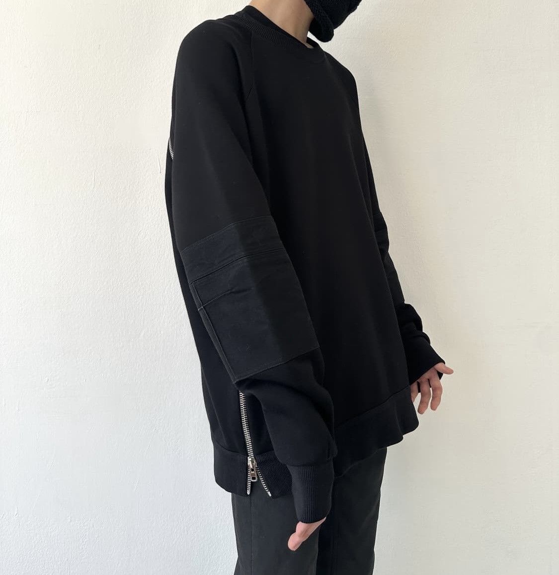 Givenchy Givenchy Riccardo Tisci Back Docking Zipper Sweat Shirt Size US XXL / EU 58 / 5 - 5 Thumbnail