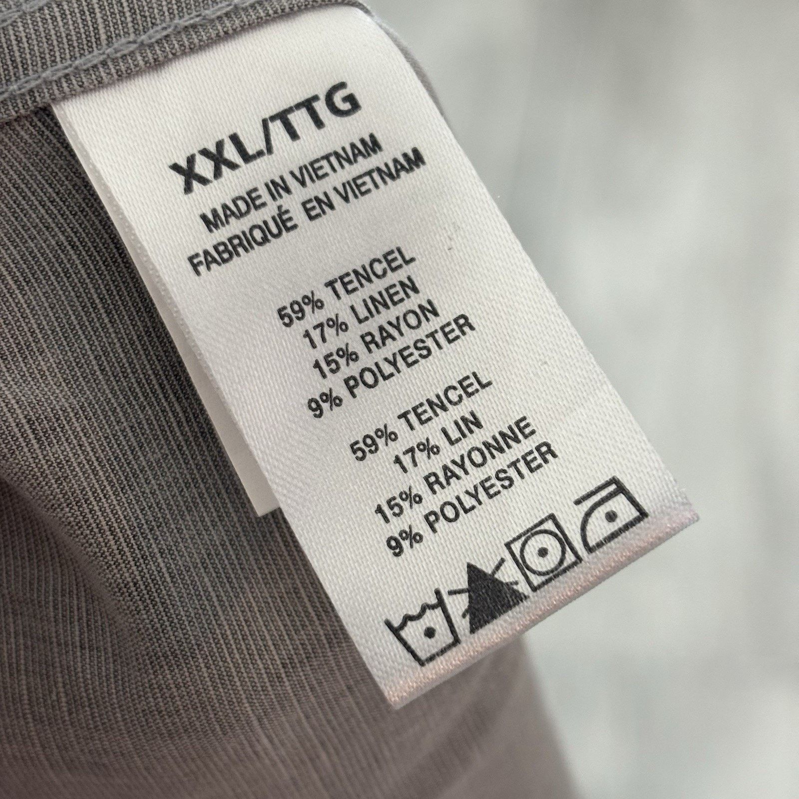 Other Nicoby Linen Blend Shirt Button Up Grey Men’s XXL NWT Size US XXL / EU 58 / 5 - 6 Thumbnail