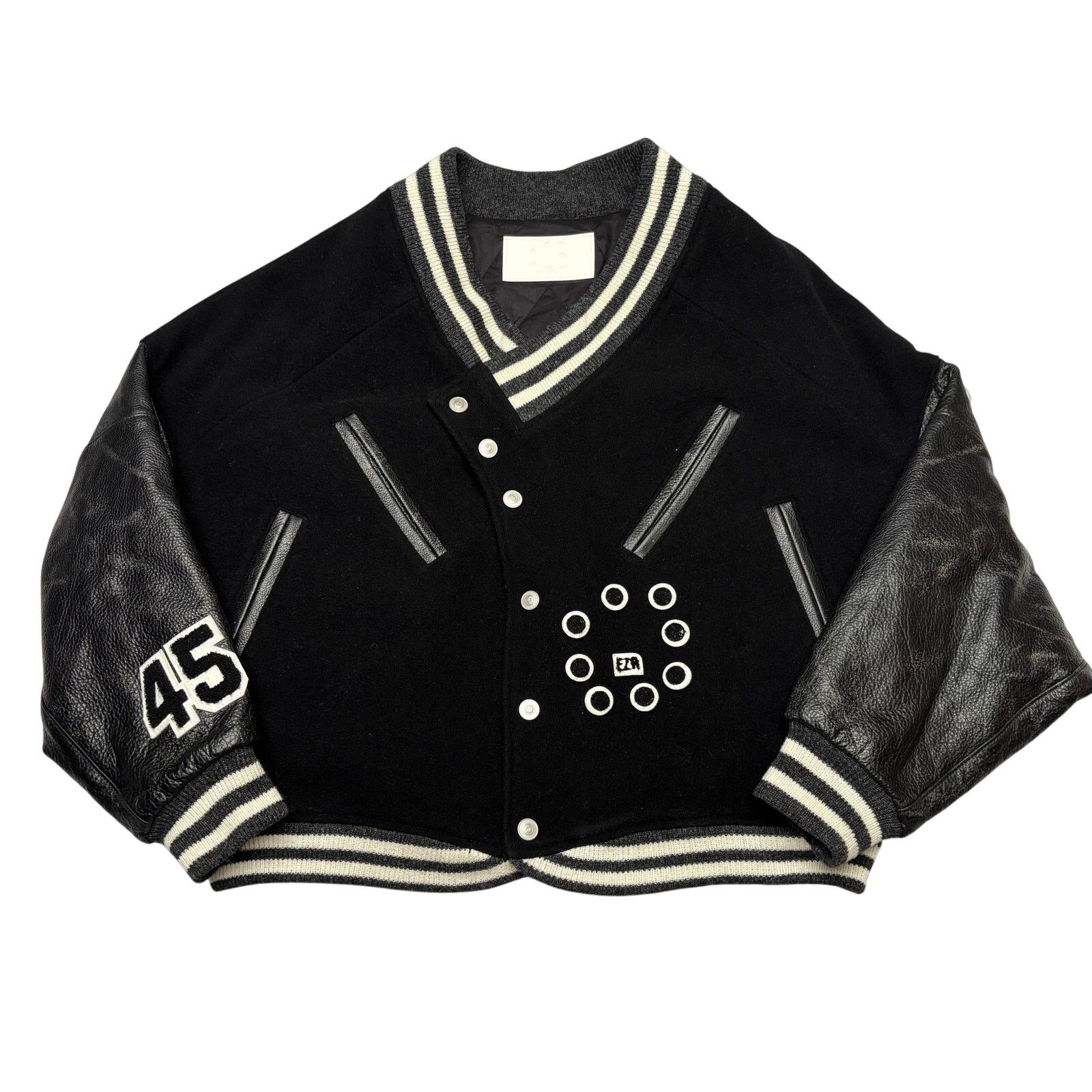 Other EZR Asymmetric Varsity Bomber Jacket Men's Small H. Lorenzo Size US S / EU 44-46 / 1 - 1 Thumbnail
