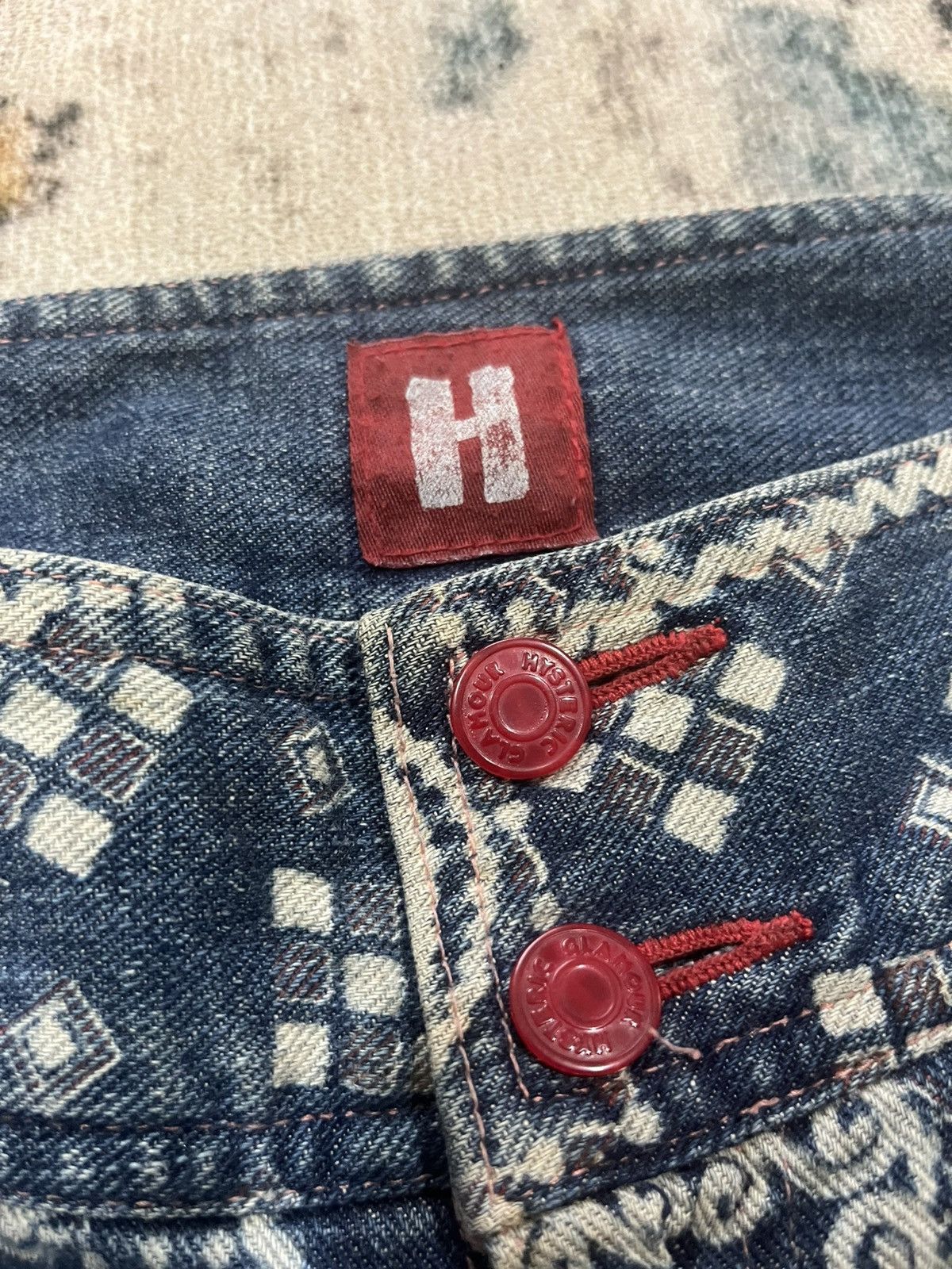 Hysteric Glamour Vintage 90s parsley patchwork printed Size 30" / US 8 / IT 44 - 17 Thumbnail