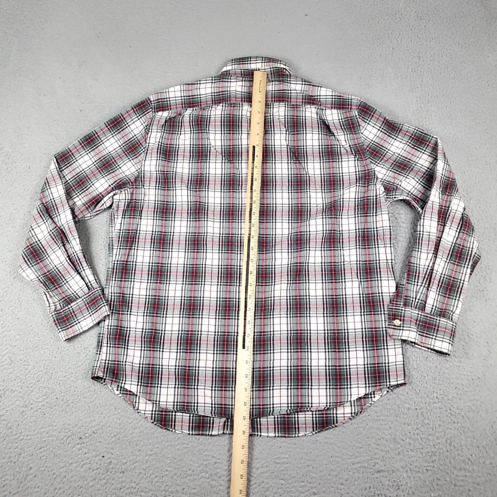 Nautica Nautica Shirt Mens Large Gray Red Plaid Button-Up Long Sleeve Casual Business Formal Workwear 90s Modern Preppy Mens Size US L / EU 52-54 / 3 - 5 Thumbnail