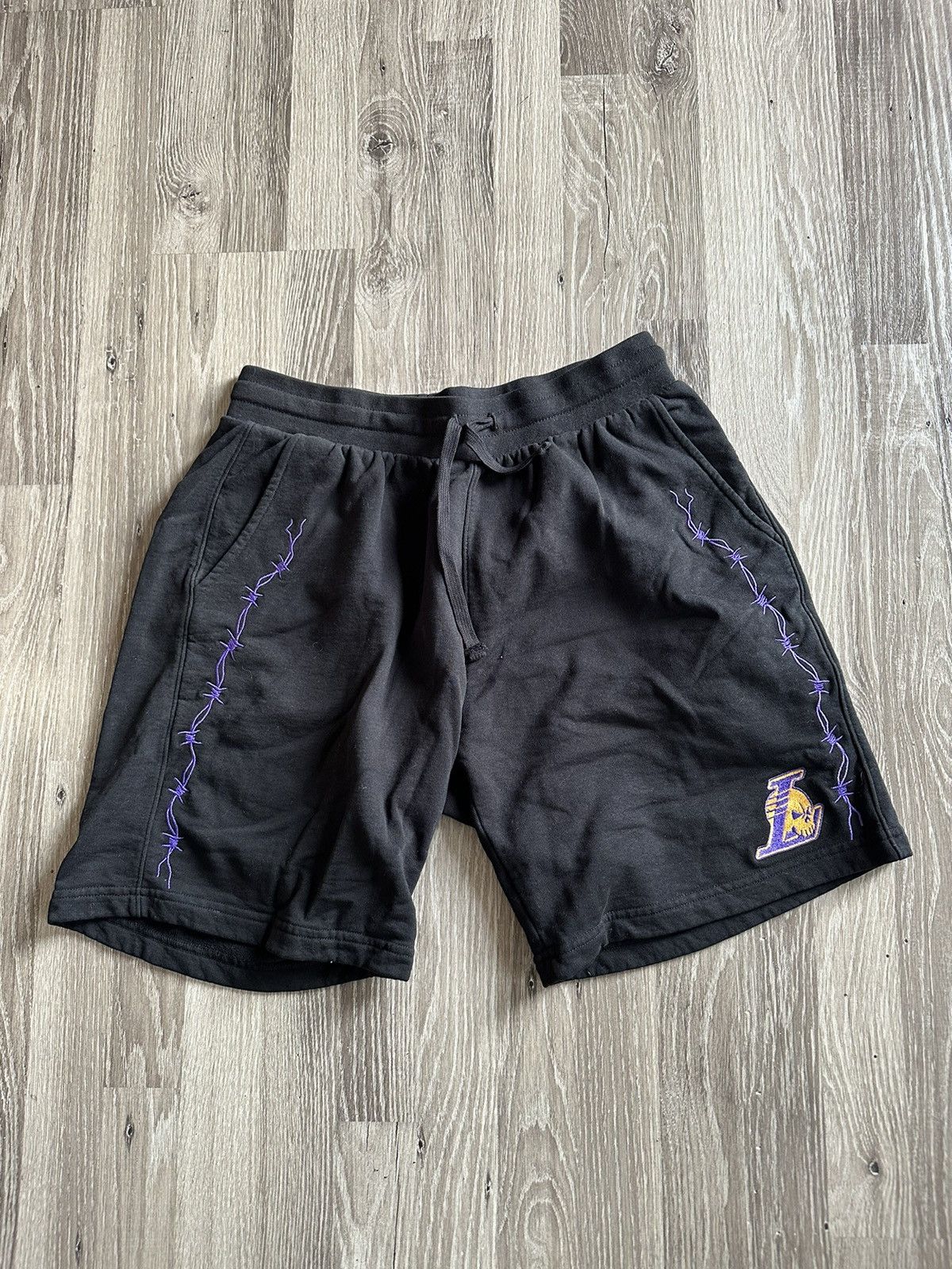 Warren Lotas Warren Lotas x LA Lakers Sweat Shorts | Grailed