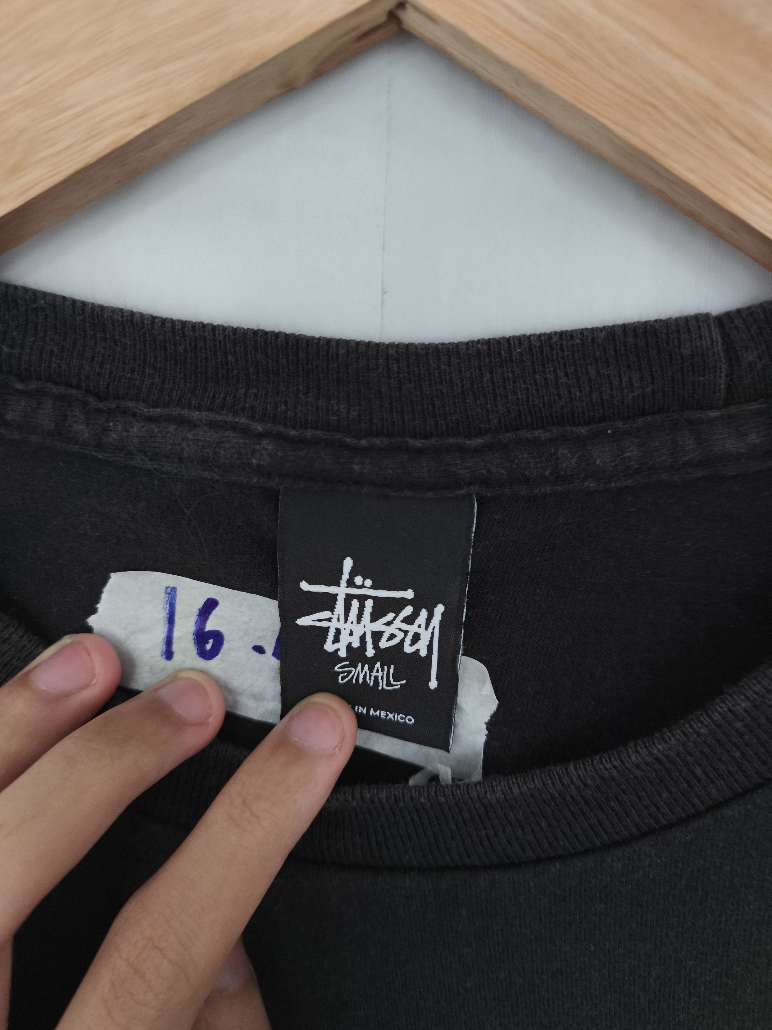 Stussy × Vintage Vintage Stussy Spellout Tee Size US S / EU 44-46 / 1 - 3 Thumbnail