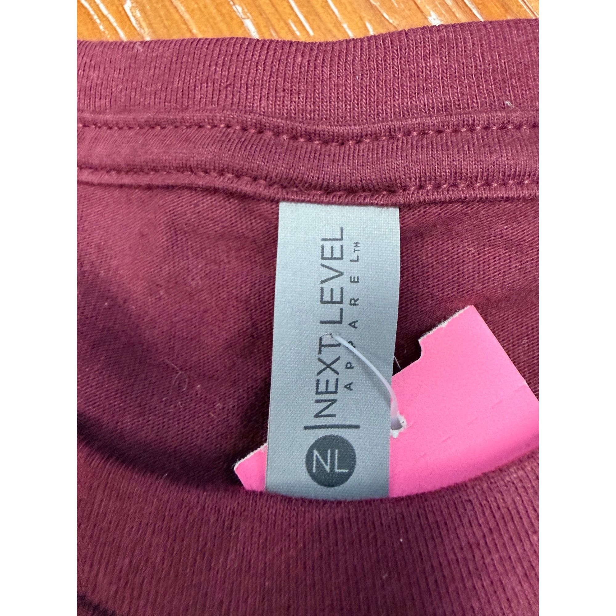 Next Level Its Fall Yall T-Shirt Burgundy Large Next Level 100% Cotton Size L / US 10 / IT 46 - 2 Thumbnail