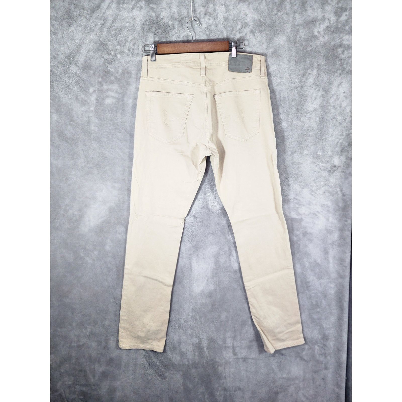 AG Adriano Goldschmied AG Everett Slim Straight Tan Pants 30X32 Size US 30 / EU 46 - 2 Thumbnail