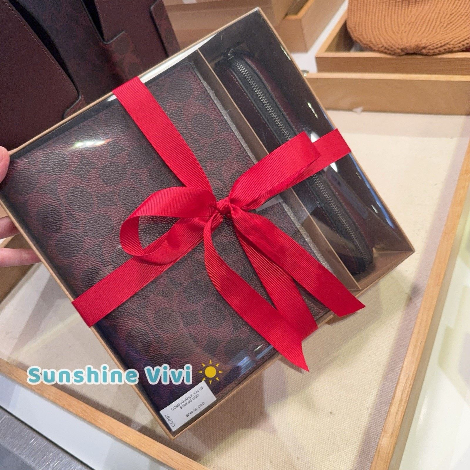 Coach NWT Coach Boxed Notebook & Pencil Case Set Holiday CCP97 Size ONE SIZE - 1 Thumbnail